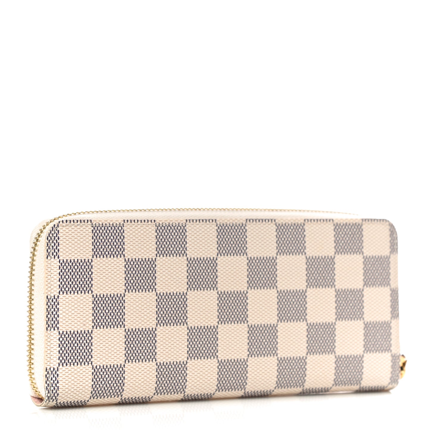 Damier Azur Clemence Wallet Rose Ballerine