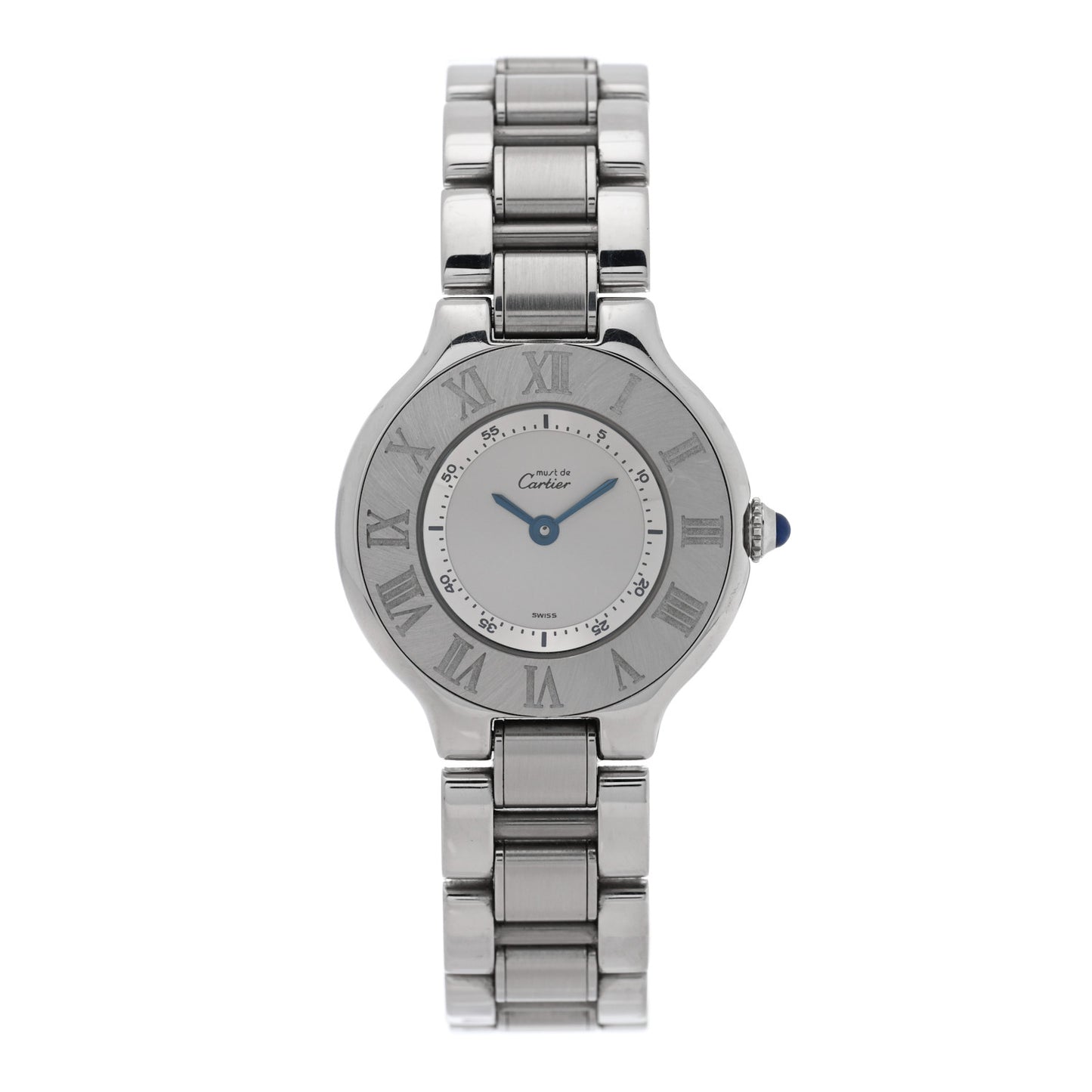 Stainless Steel 28mm Must De 21 Quartz Watch