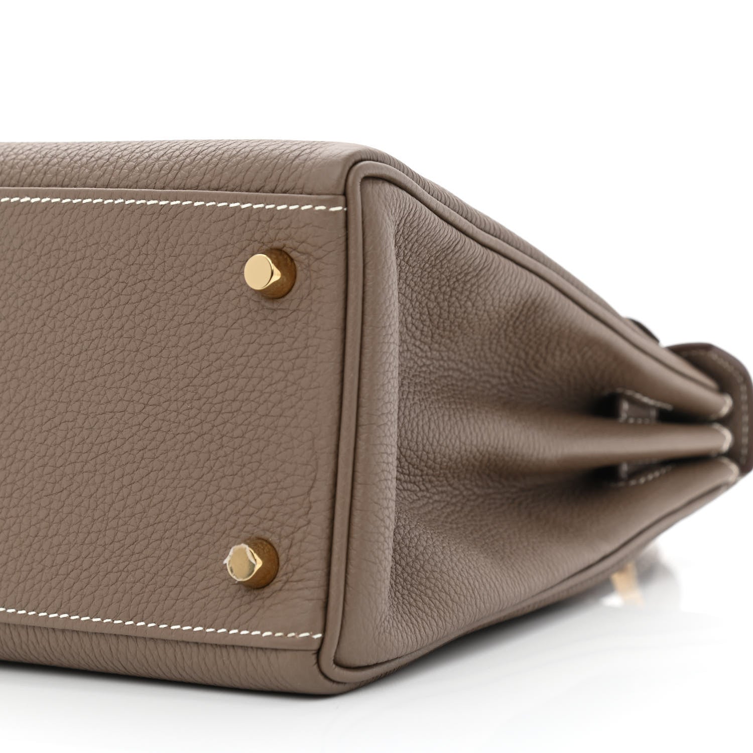 Hermes Togo Kelly Retourne 28 Etoupe 10 of 12