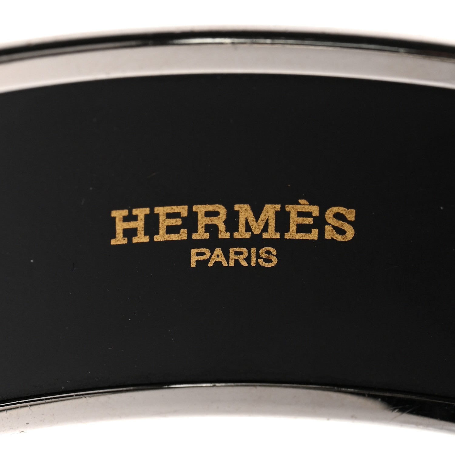 Hermes Enamel Printed Wide Quadrige Bracelet 70 4 of 5