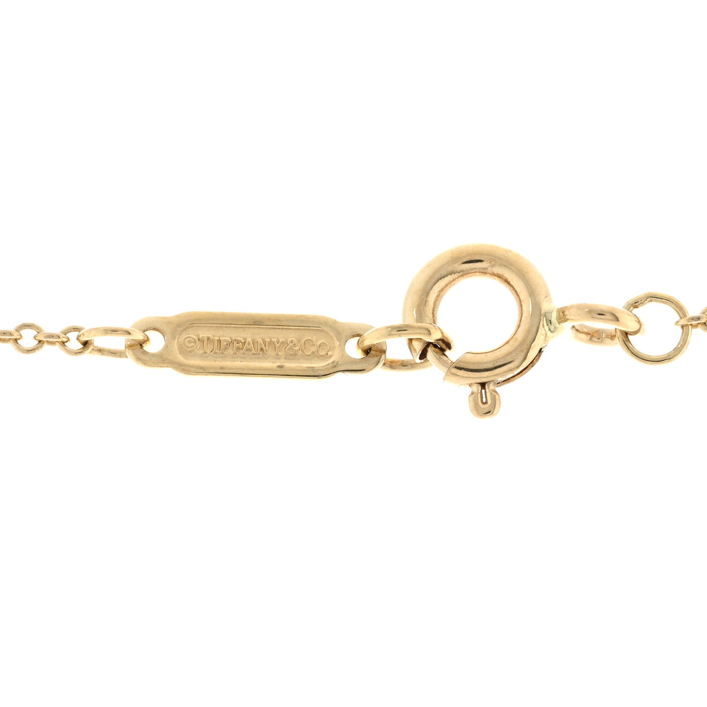 Platinum 18K Yellow Gold Diamond Schlumberger Lynn Pendant Necklace