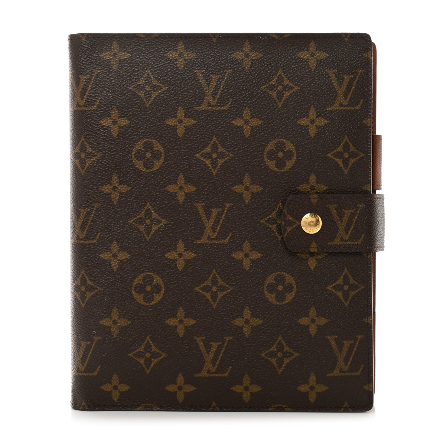 Monogram Large Ring Agenda Cover