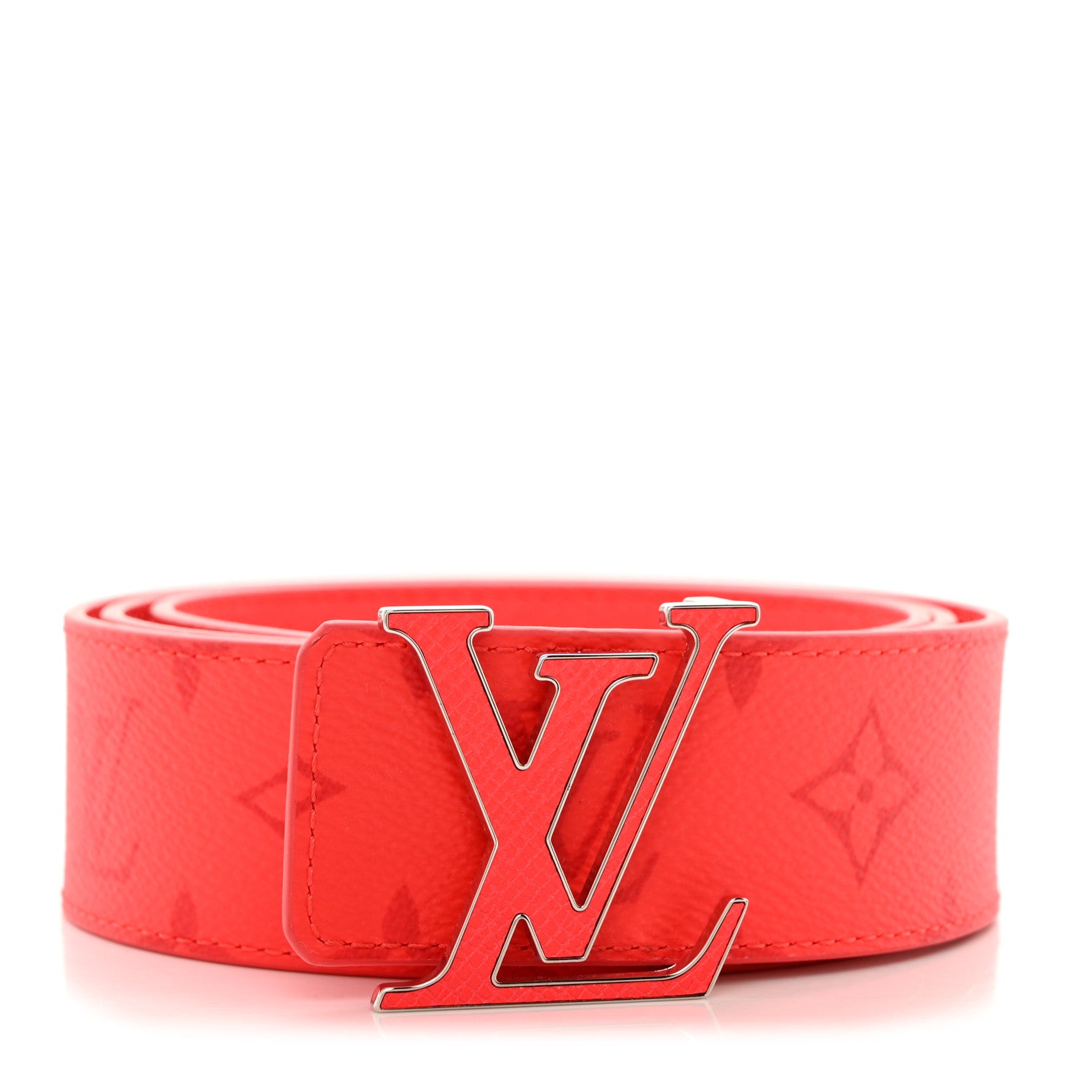 all red louis vuitton belt