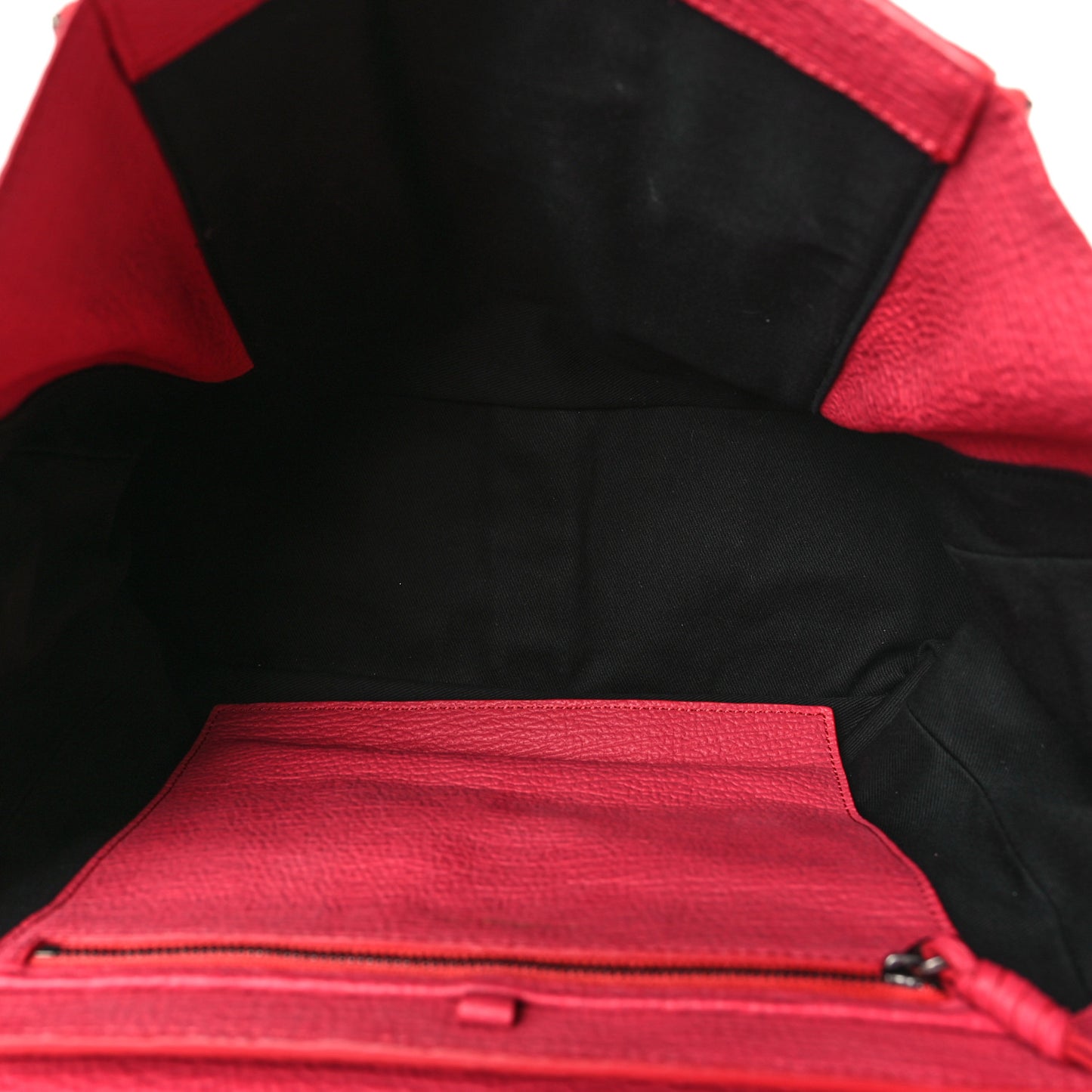 Textured Calfskin Medium Pashli Satchel Raspberry