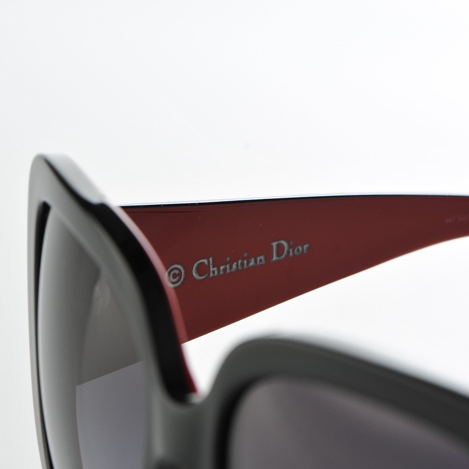 Christian Dior Resin Cannage Dior Lady Lady 1 Sunglasses Black Red 5 of 8
