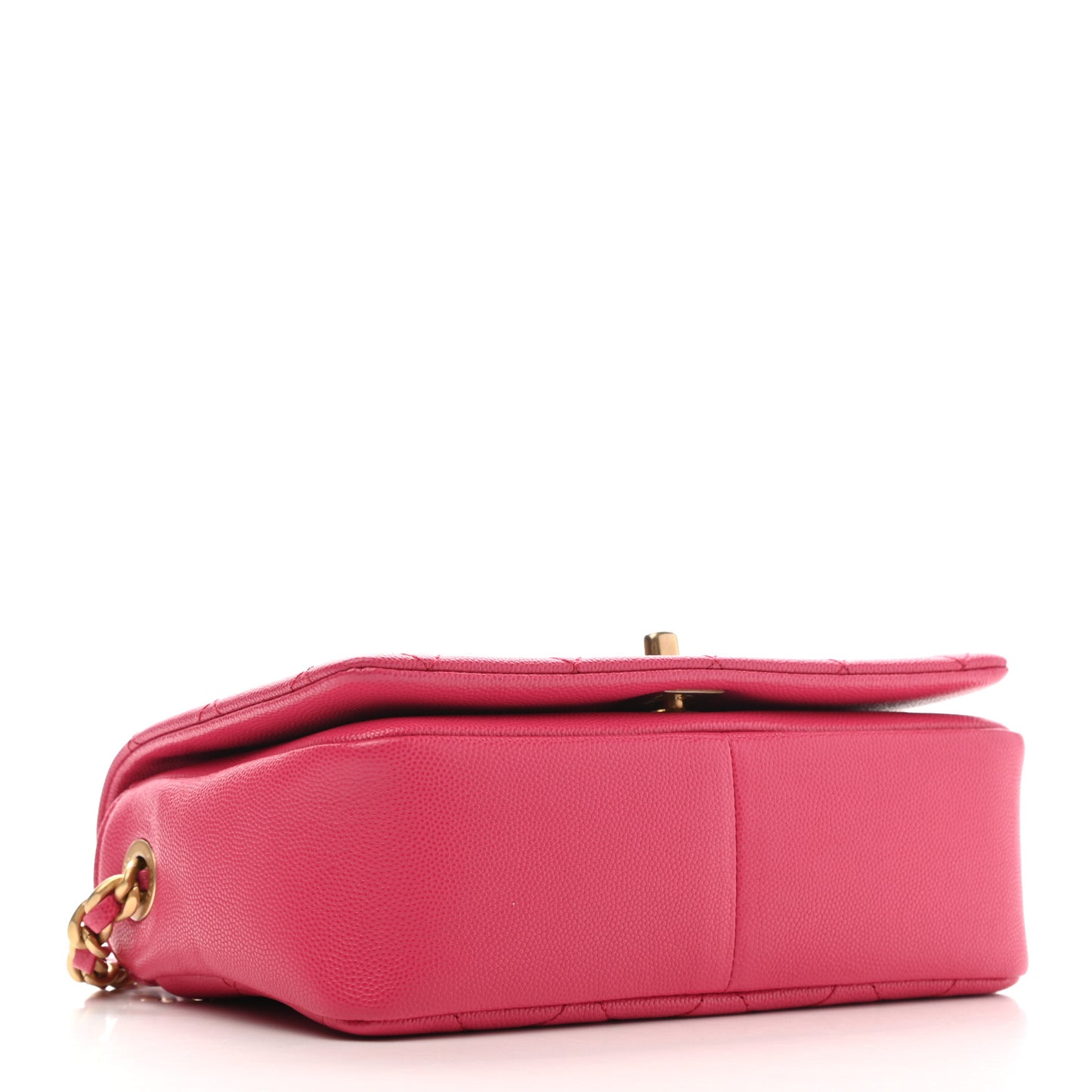 Caviar Quilted Small Fashion Therapy Flap Bag Dark Pink