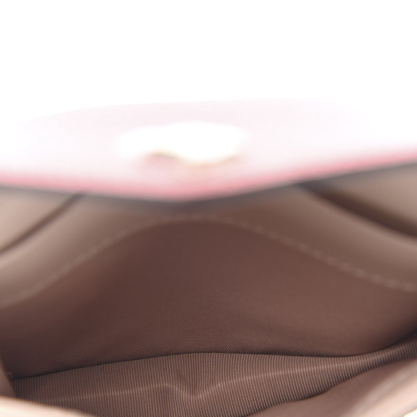Visetos Mini Love Letter Flap Wallet Cognac White Red