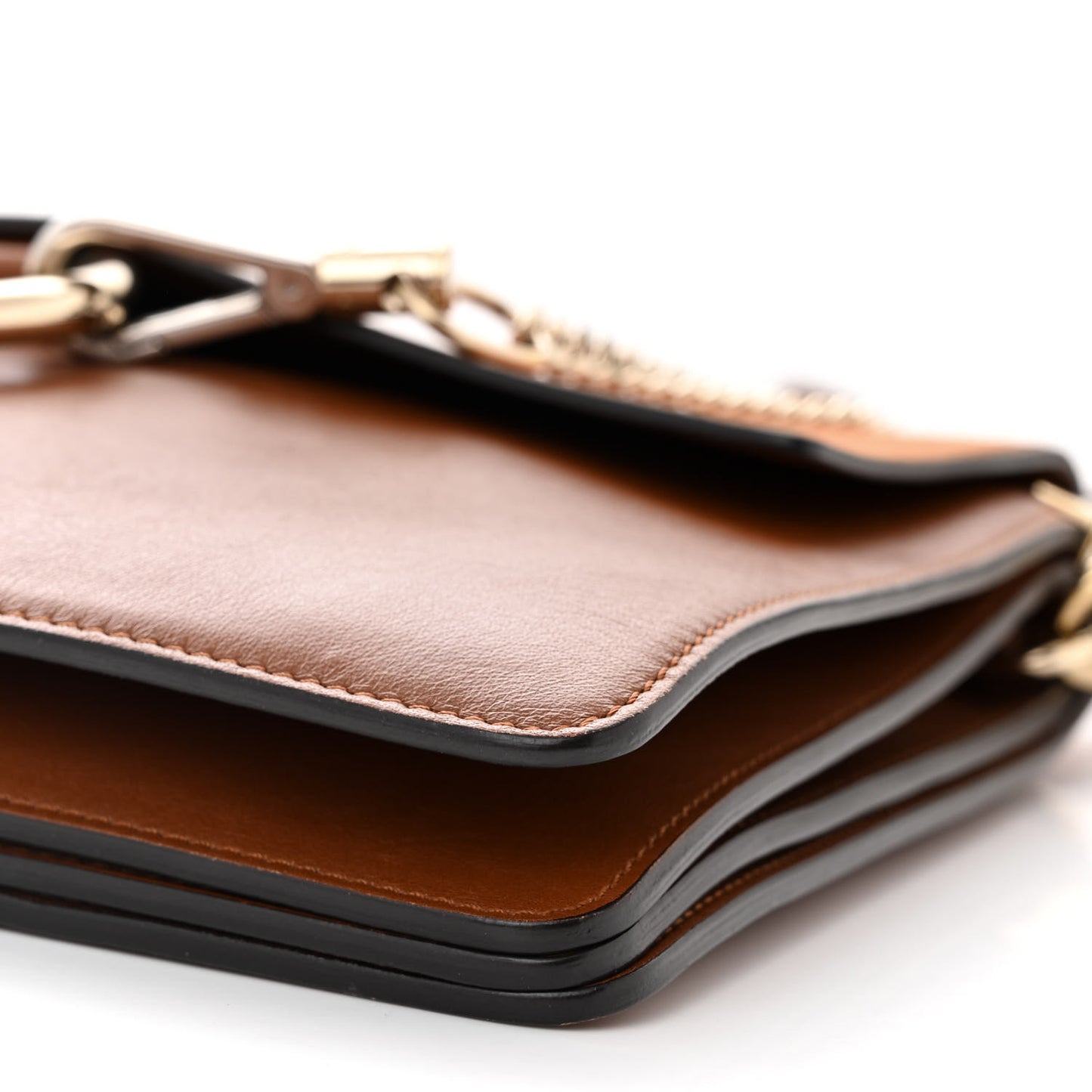 Suede Calfskin Medium Faye Shoulder Bag Tobacco