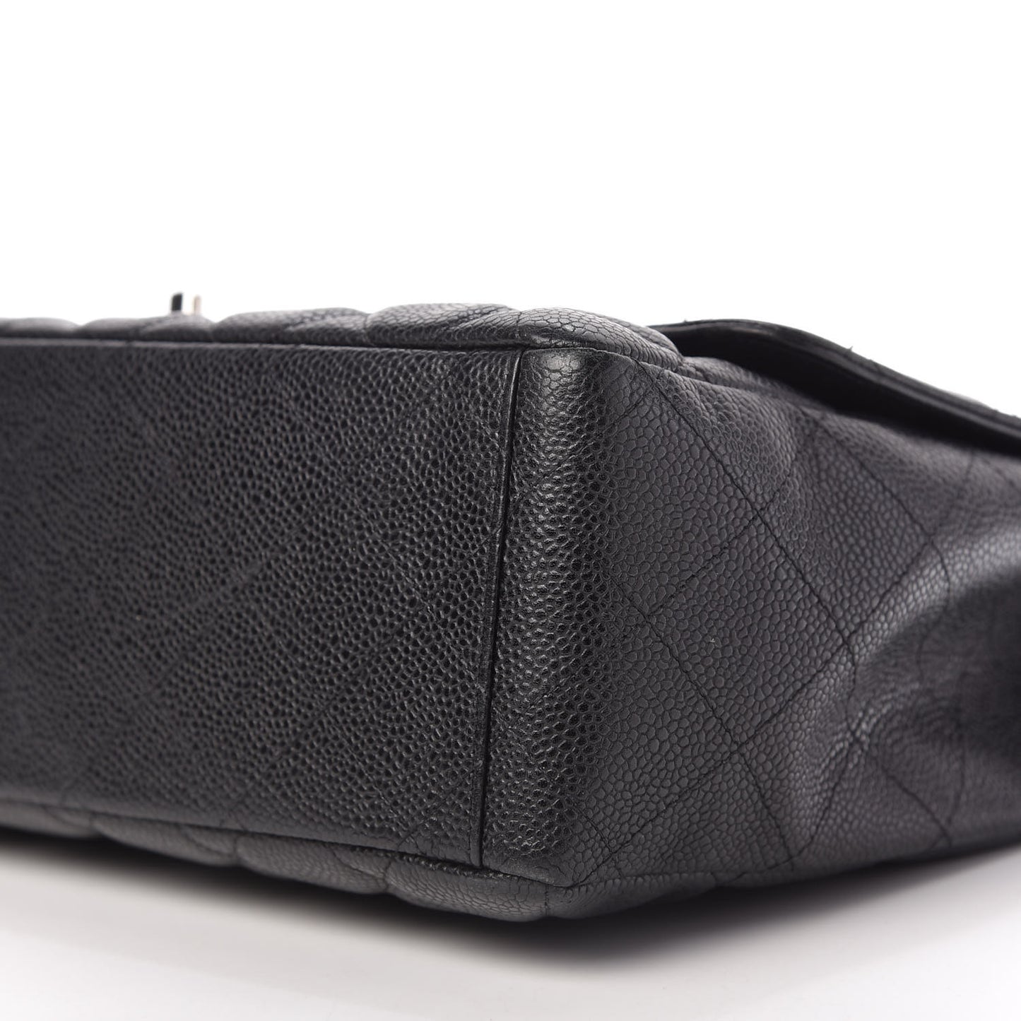 Caviar Quilted Maxi Single Flap Black
