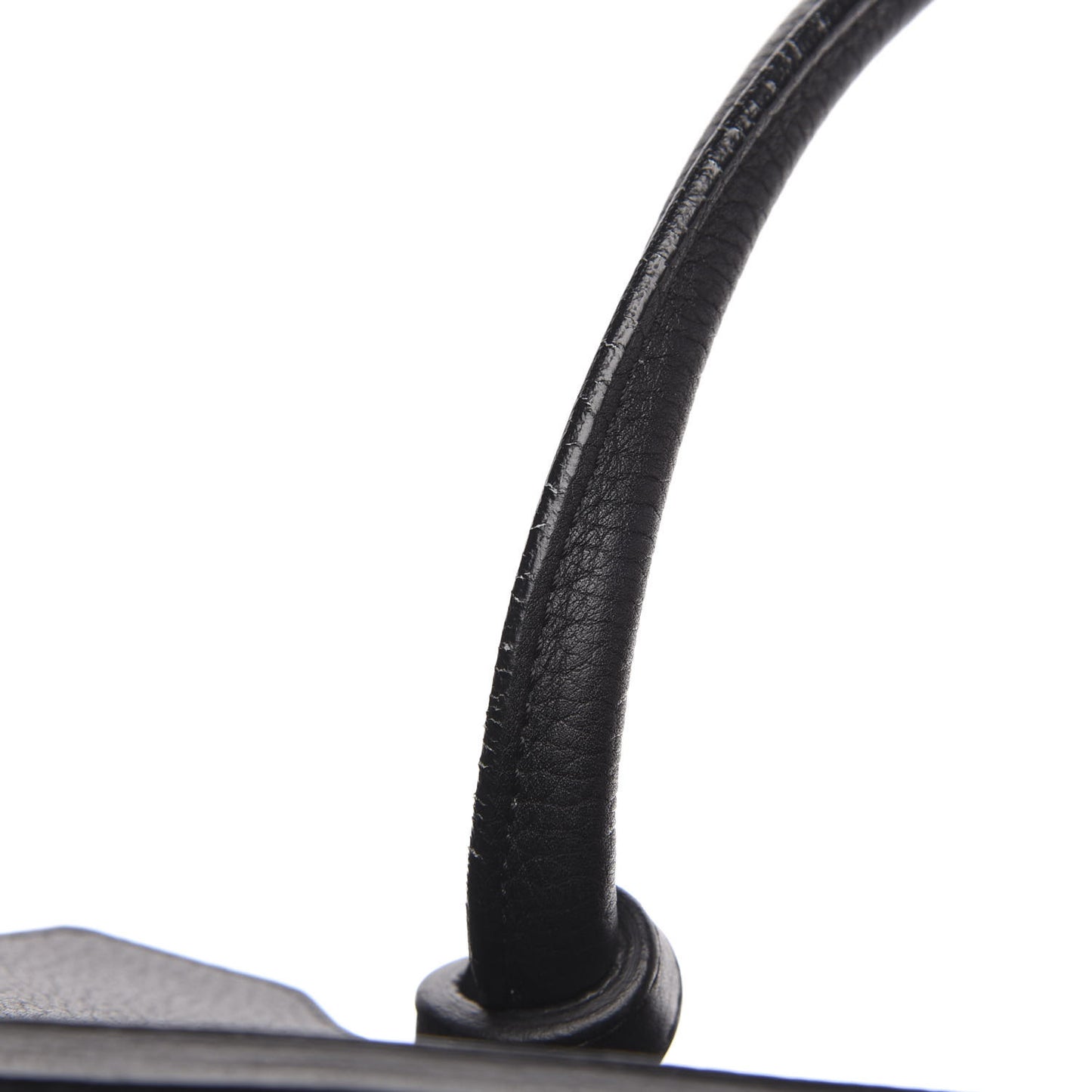 Crisped Calfskin Small Tie Knot Tote Black