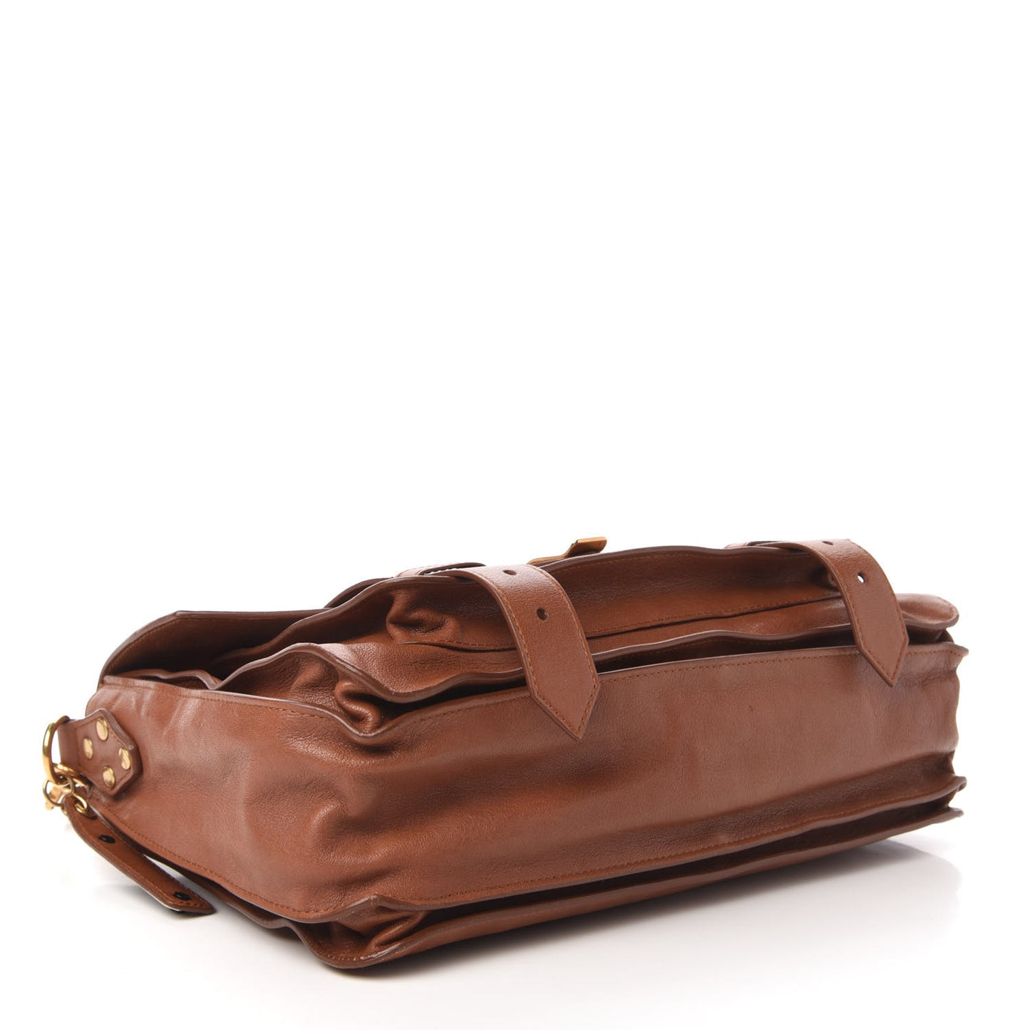 Lambskin Medium PS1 Satchel Saddle