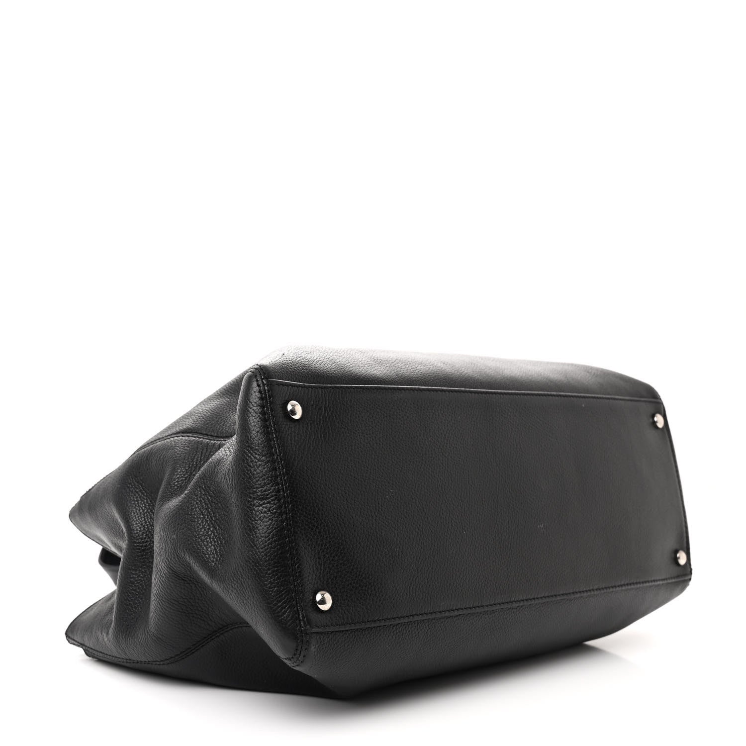 Chanel Calfskin Cerf Executive Shopper Tote Black 4 of 12
