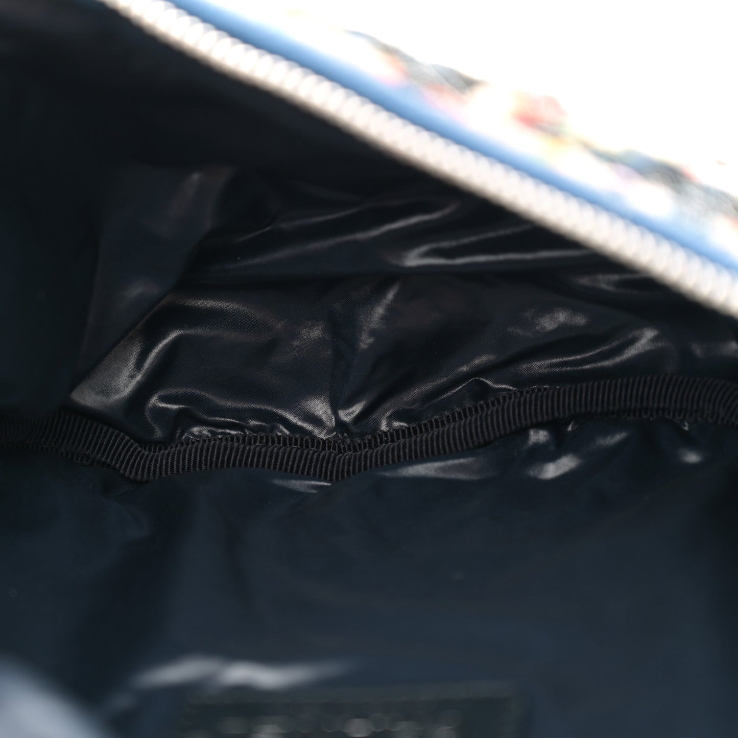 Lambskin Tweed Waist Bag Blue Multicolor