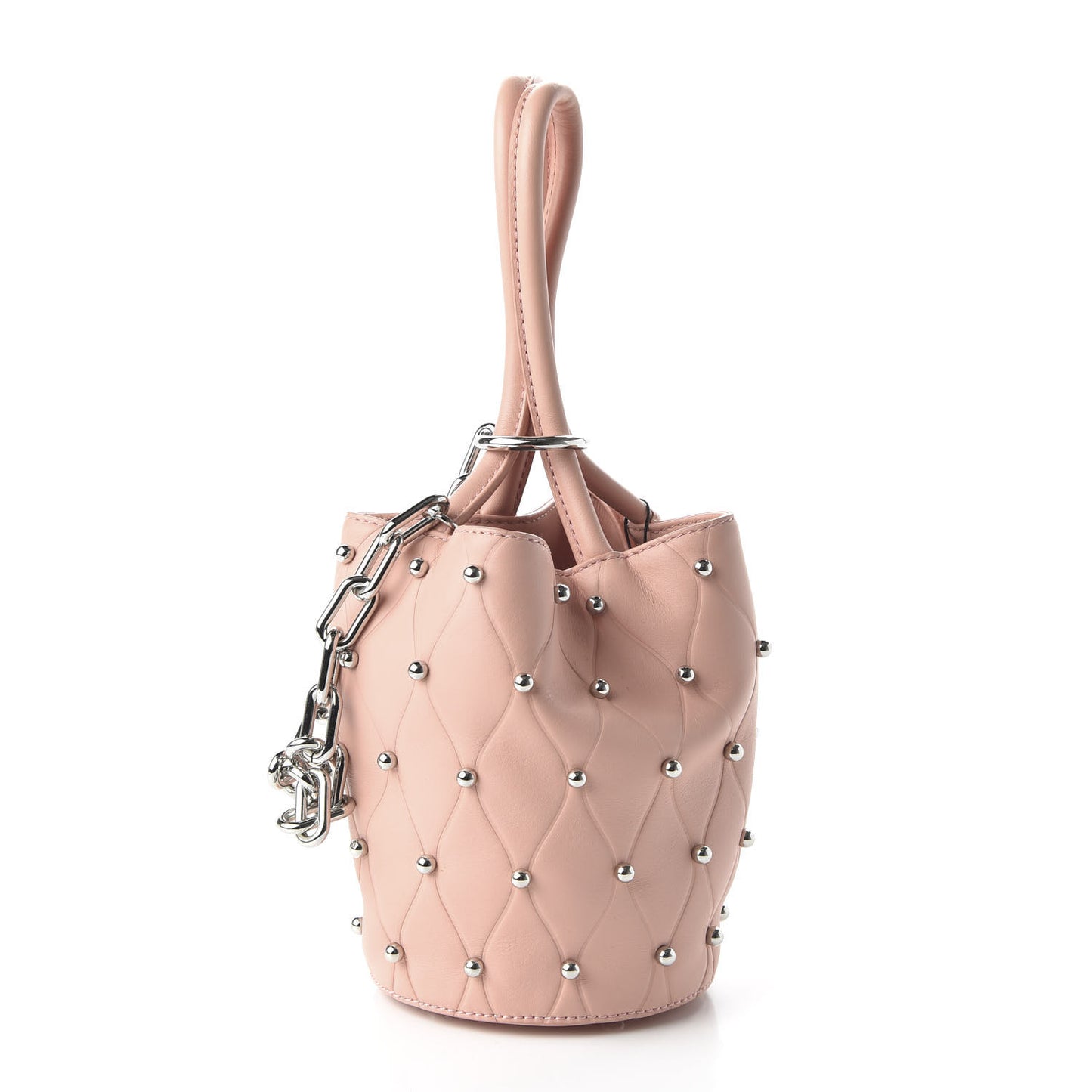 Calfskin Mini Roxy Bucket Bag Pink