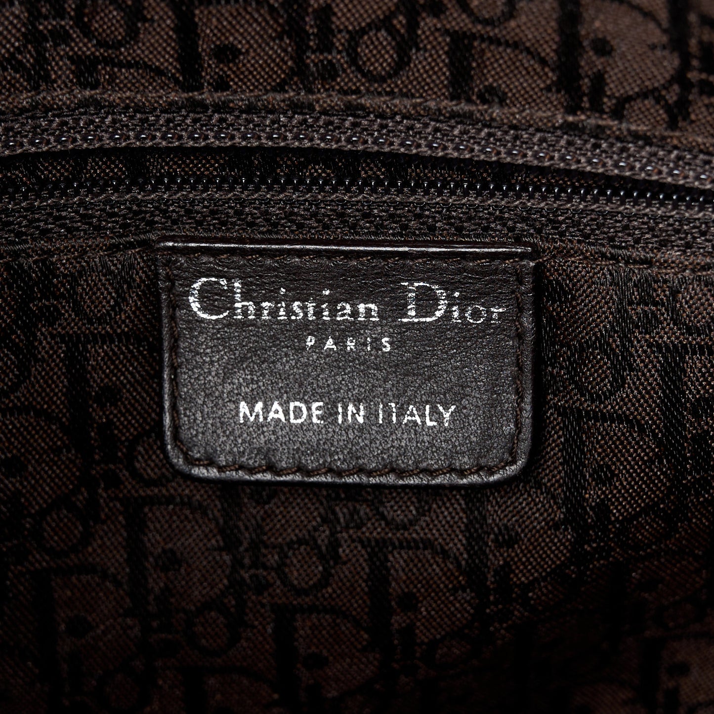 Lambskin Cannage Large Lady Dior Brown