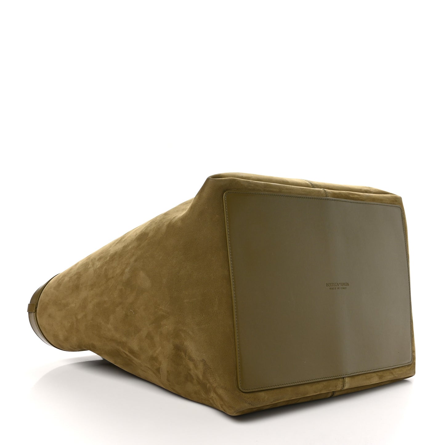 Nappa Intrecciato Large Flip Flap Tote Mud