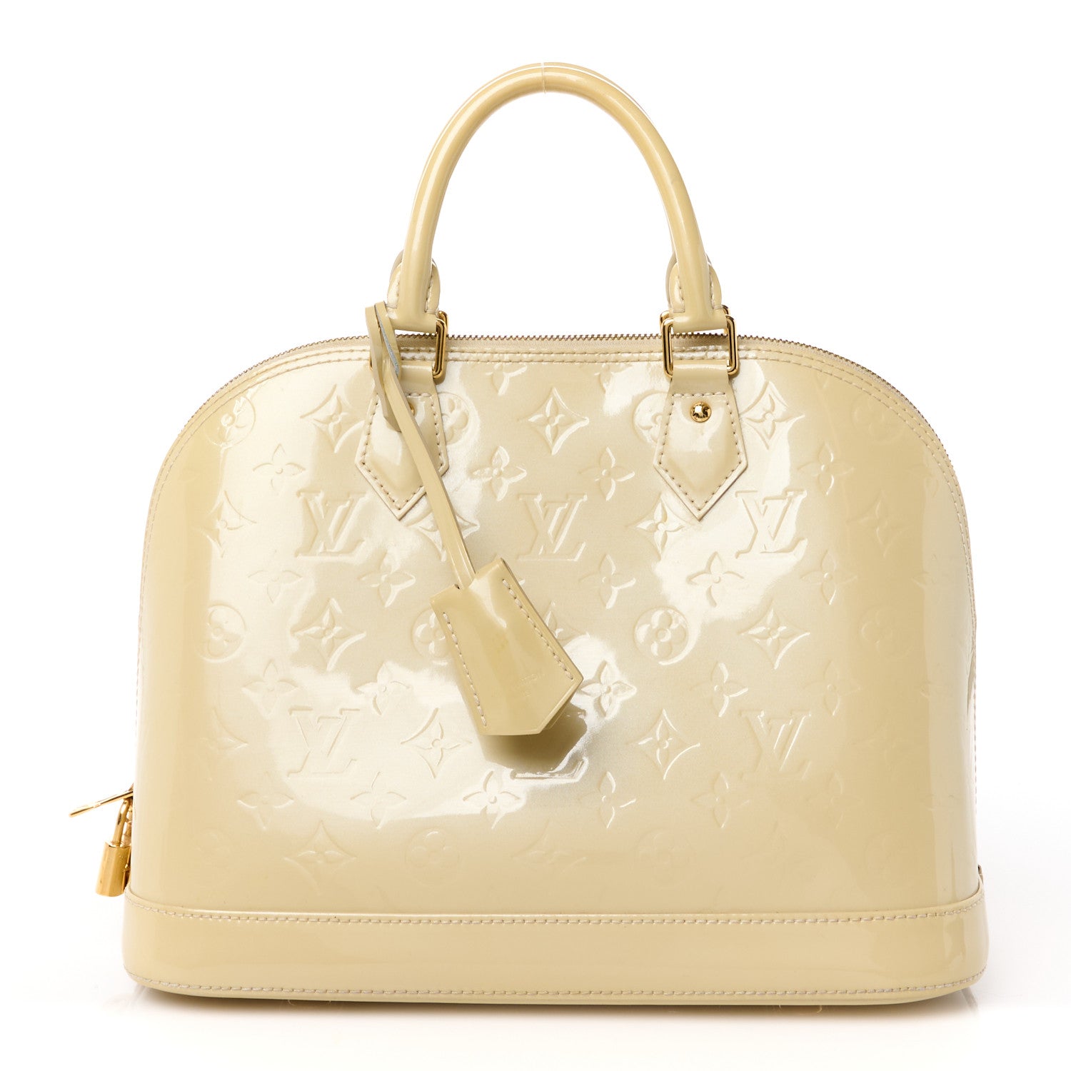 Louis Vuitton Vernis Alma PM Blanc Corail 1 of 13