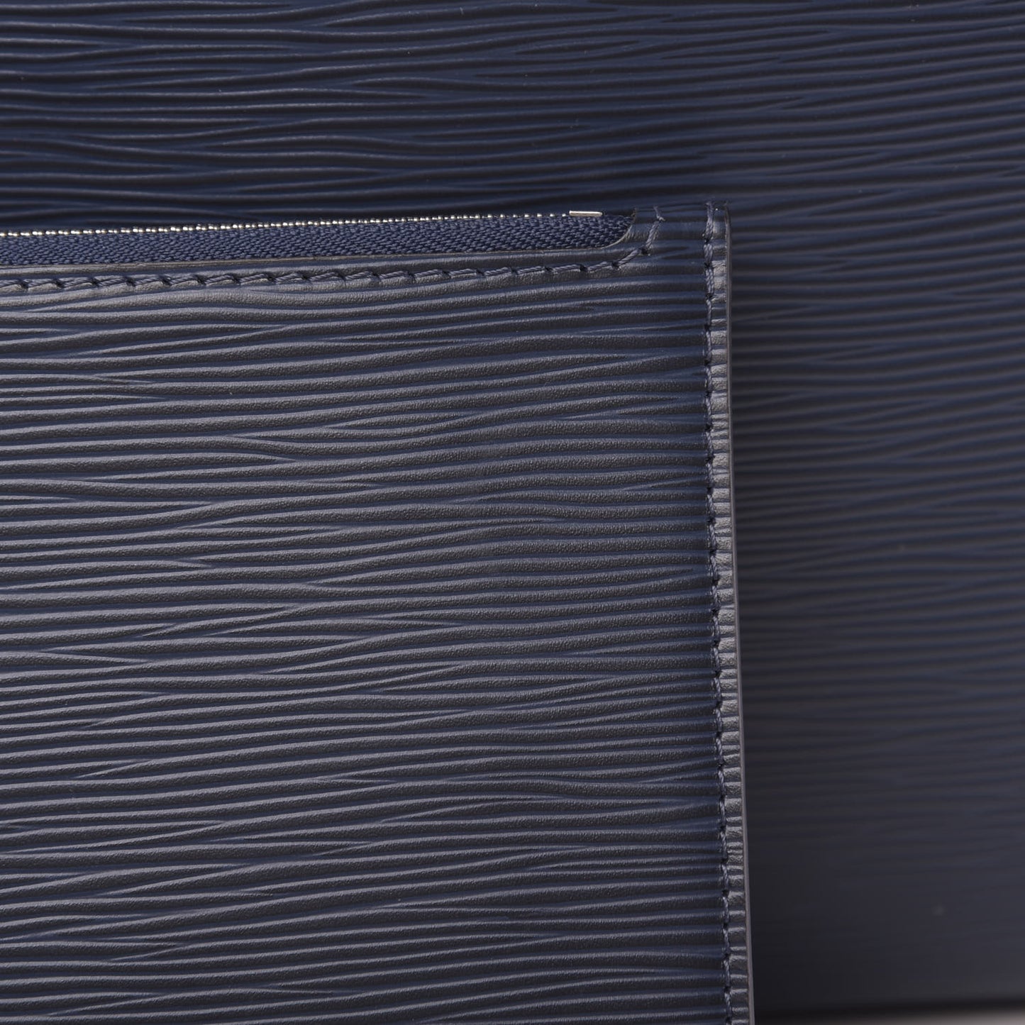Epi Neverfull MM Indigo Coquelicot