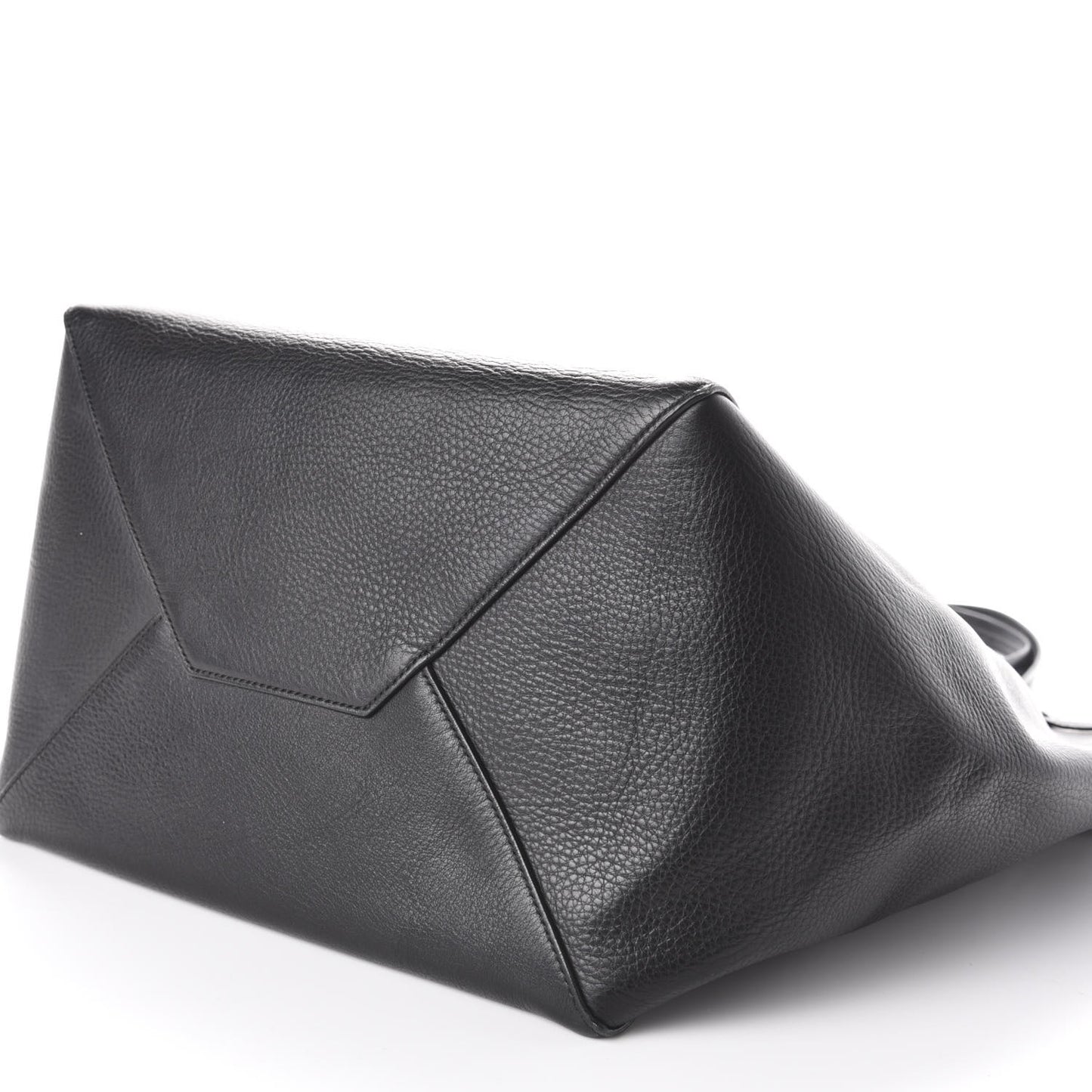 Soft Grained Calfskin Medium Belt Cabas Phantom Black