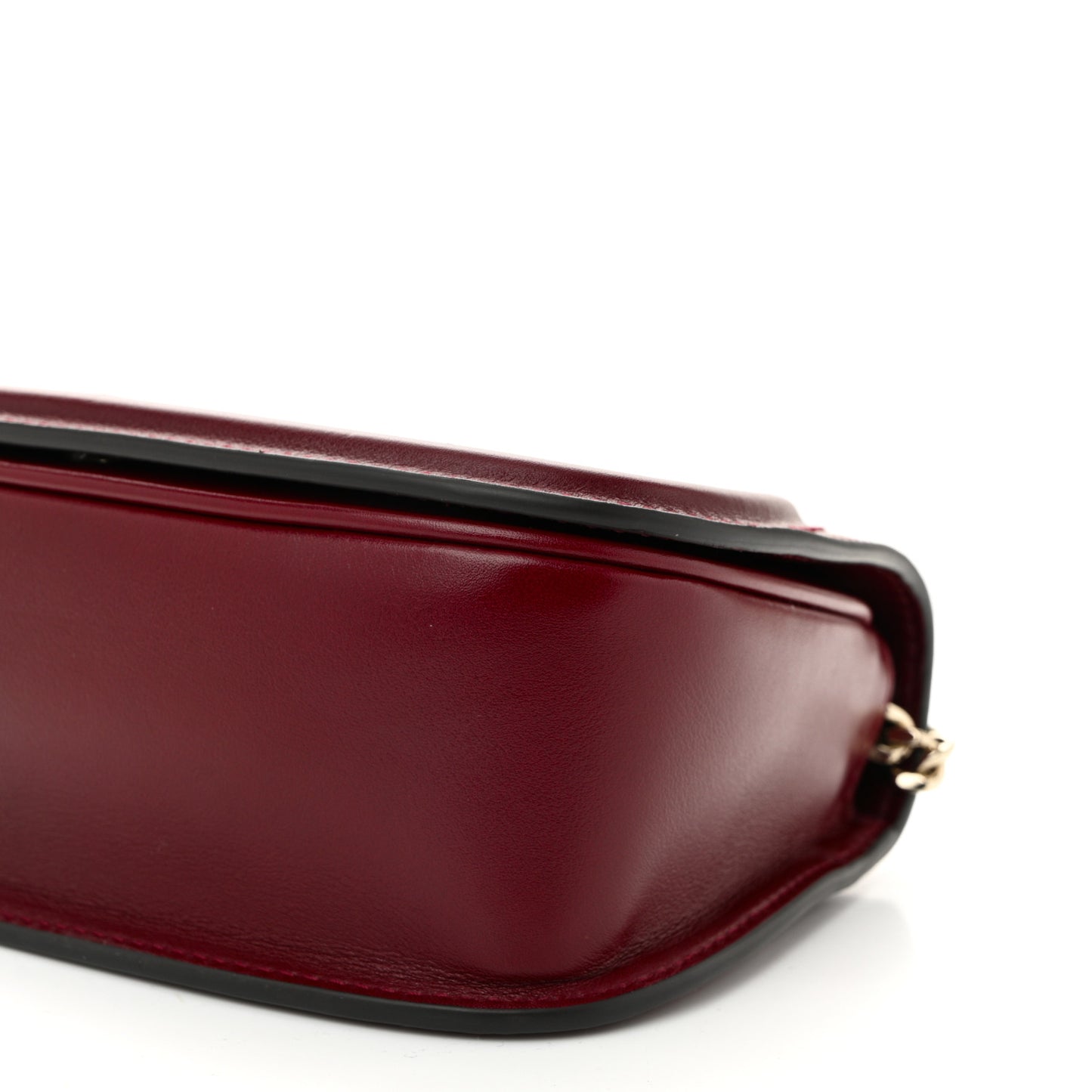 Calfskin Blondie Small Shoulder Bag Dark Red