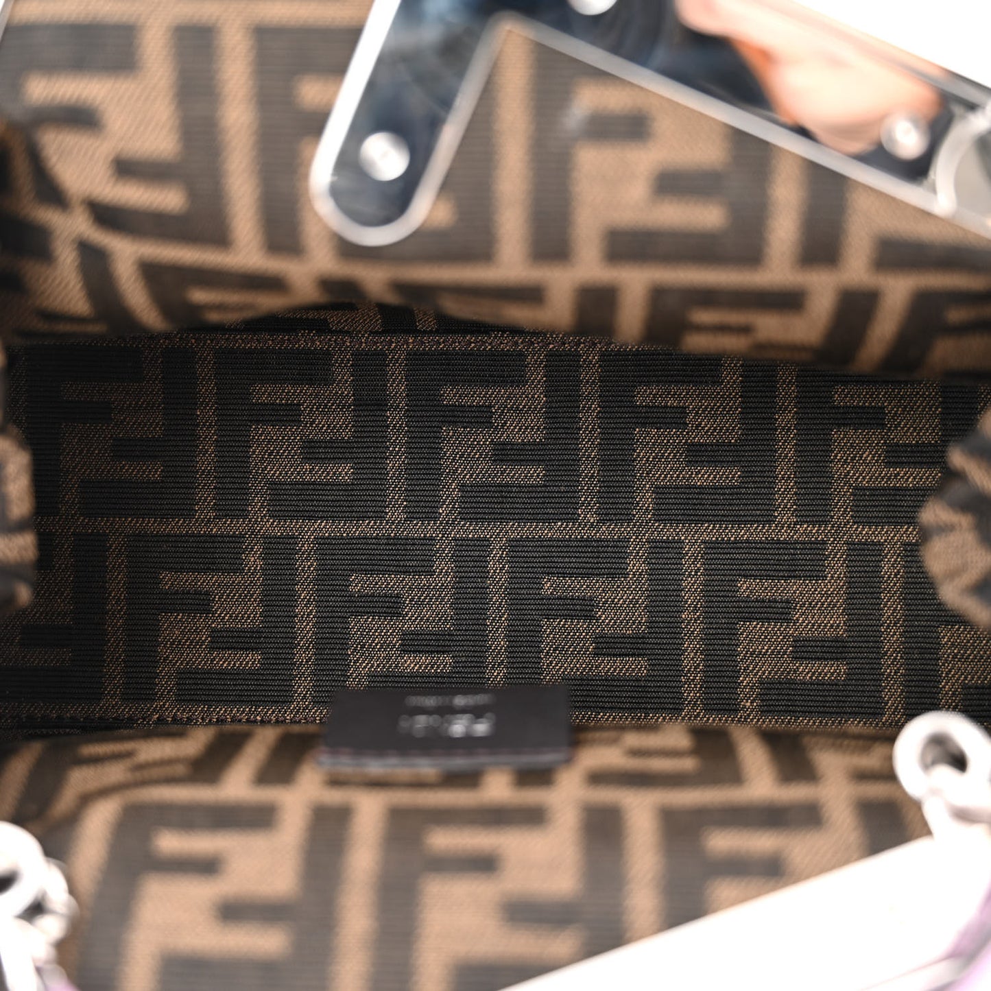 Shiny Nappa Small Fendi First Violetta