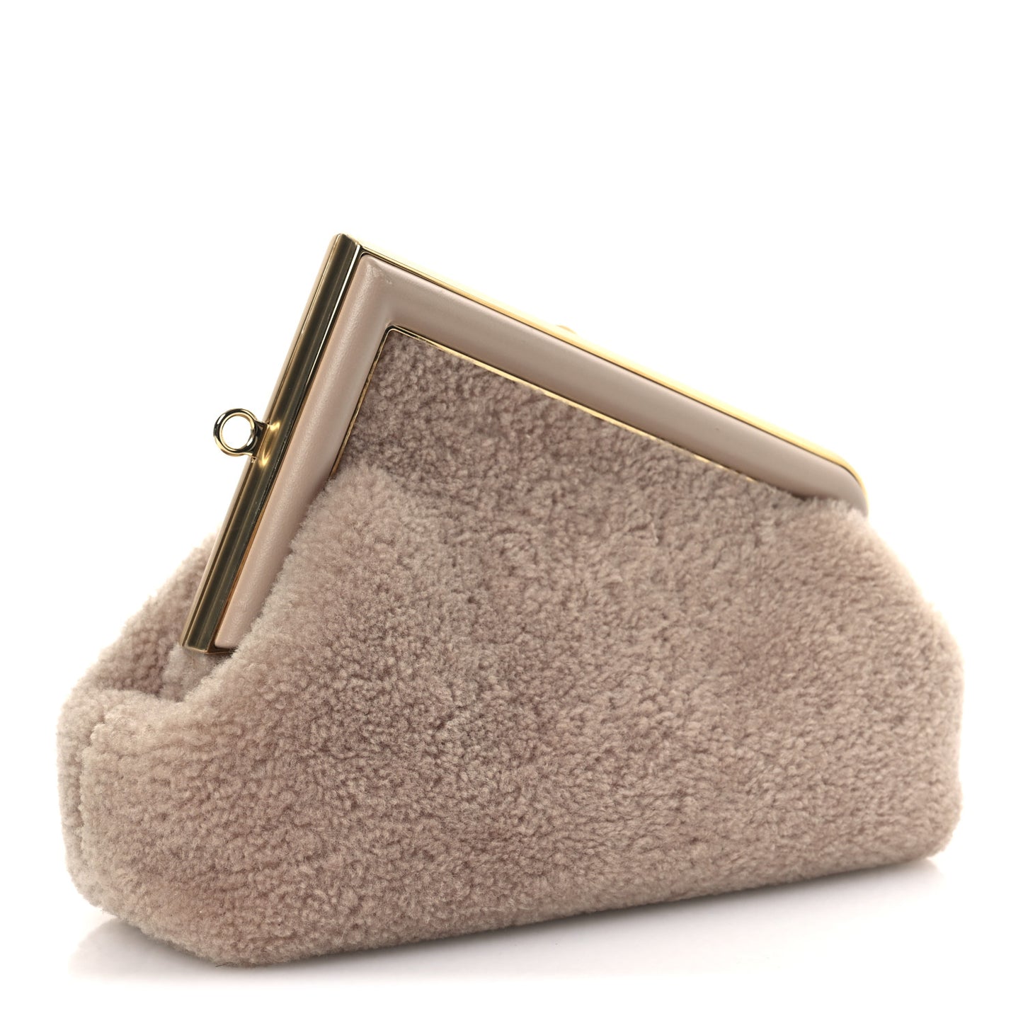 Shearling Small Fendi First Rosa Plaster