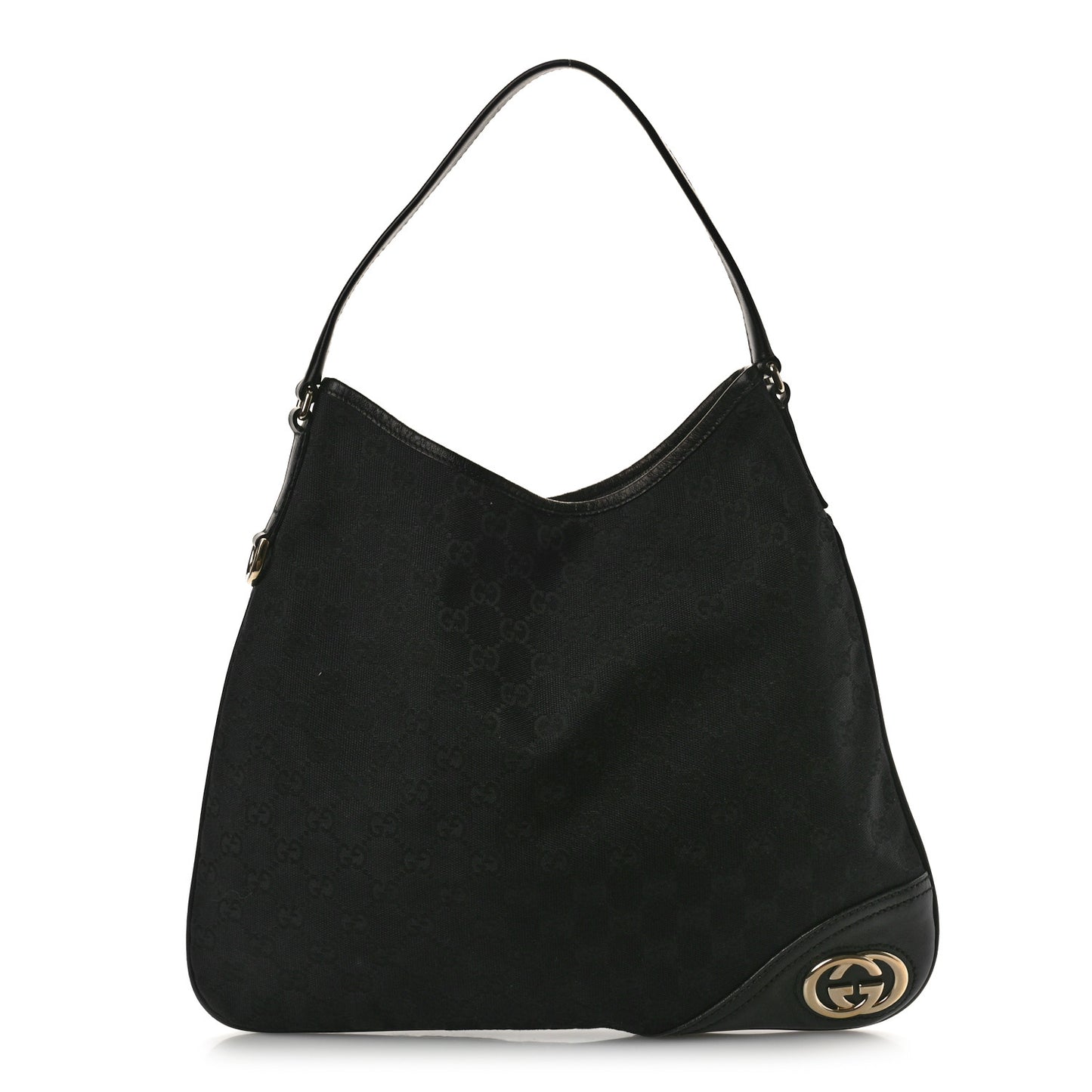 Monogram Medium New Britt Hobo Black
