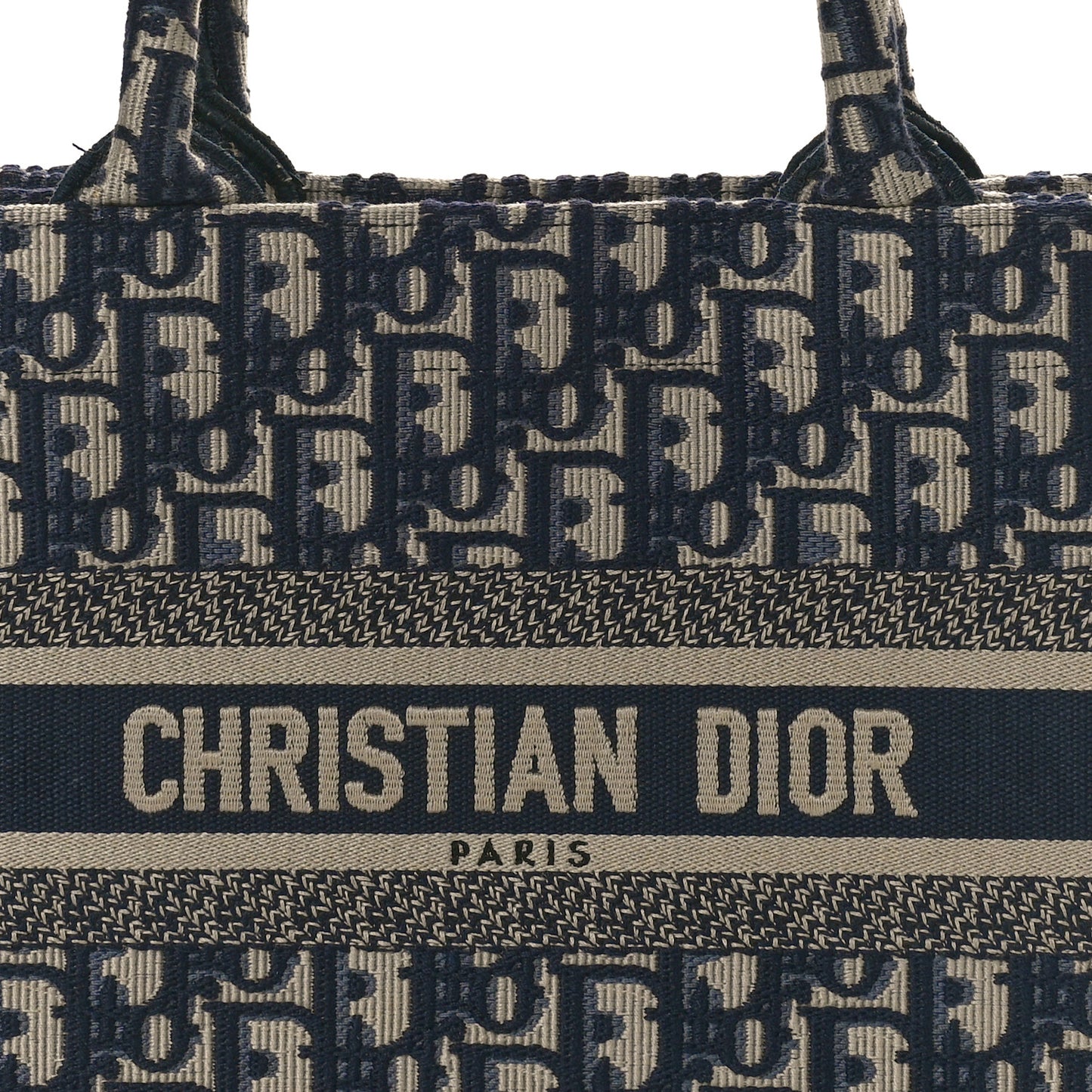 Oblique Small Book Tote Blue Multicolor
