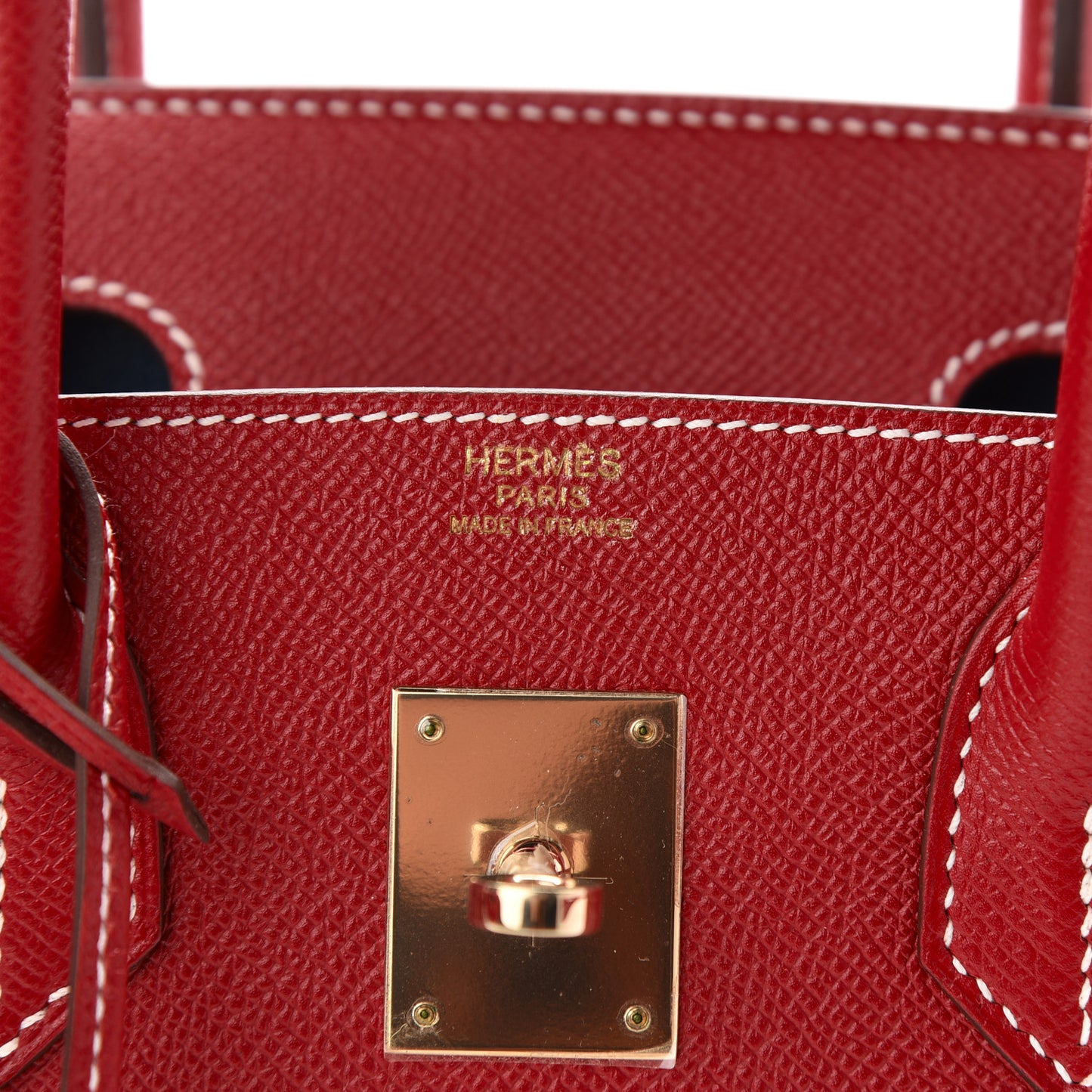 Epsom Candy Birkin 30 Rouge Casaque Bleu Thalassa