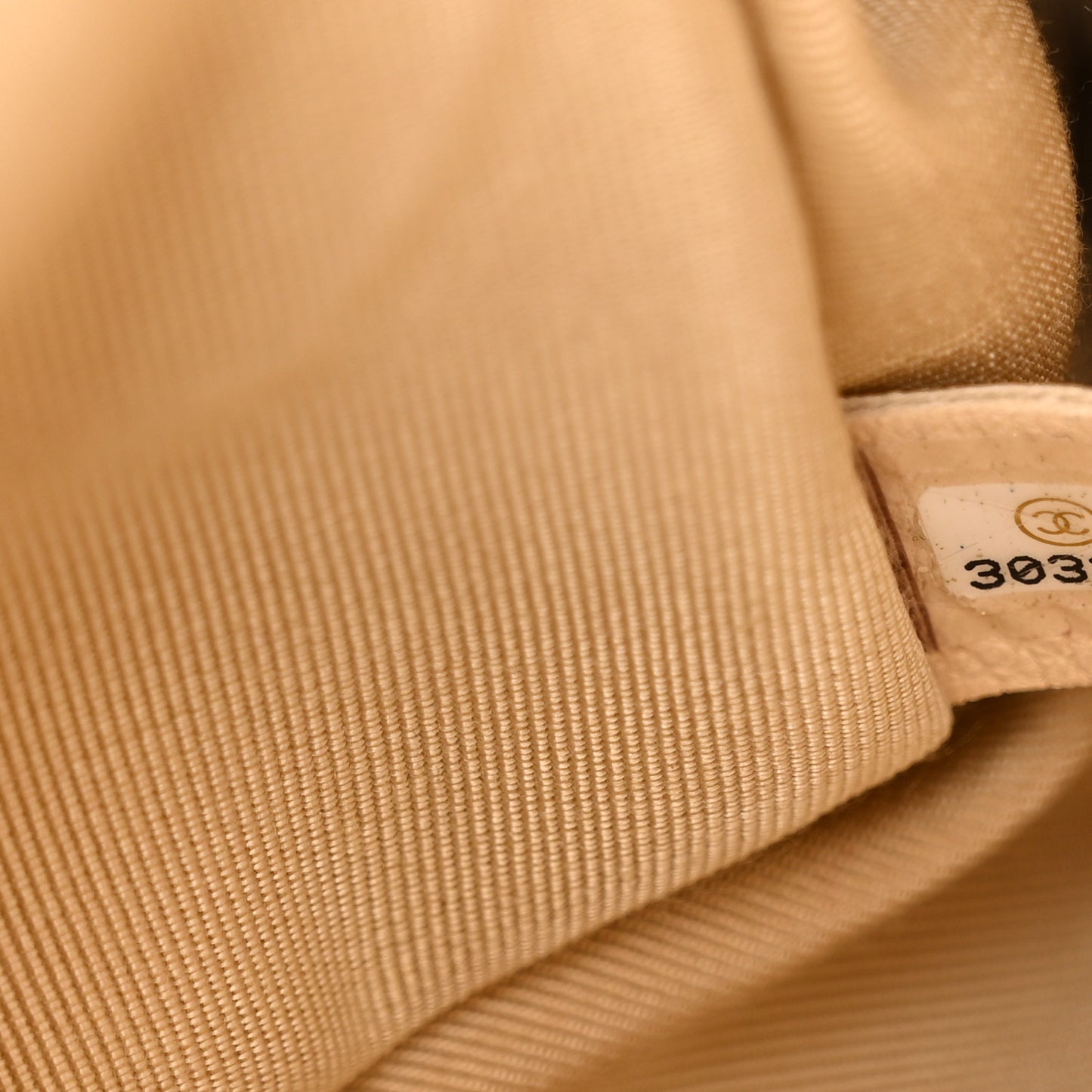 Lambskin Quilted Large Chanel 19 Flap Light Beige