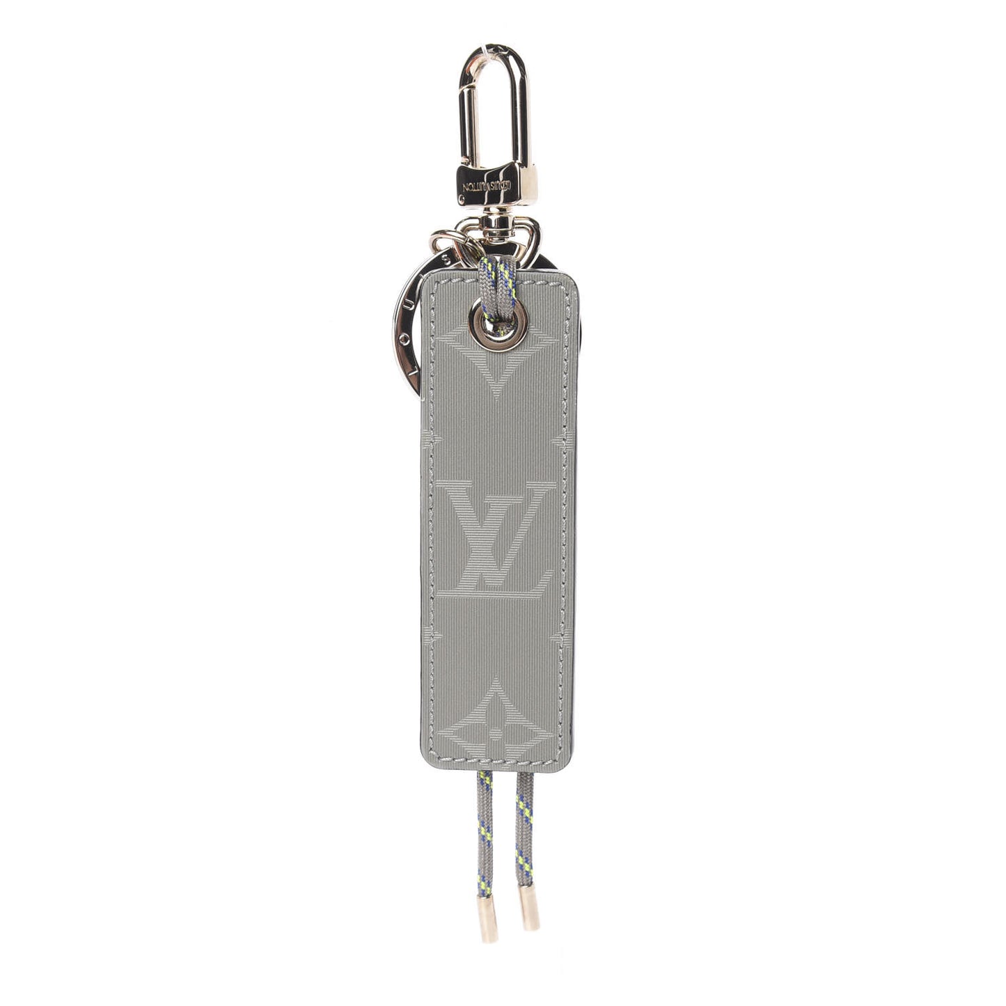 Monogram Titanium Fluo Tab Bag Charm Key Holder