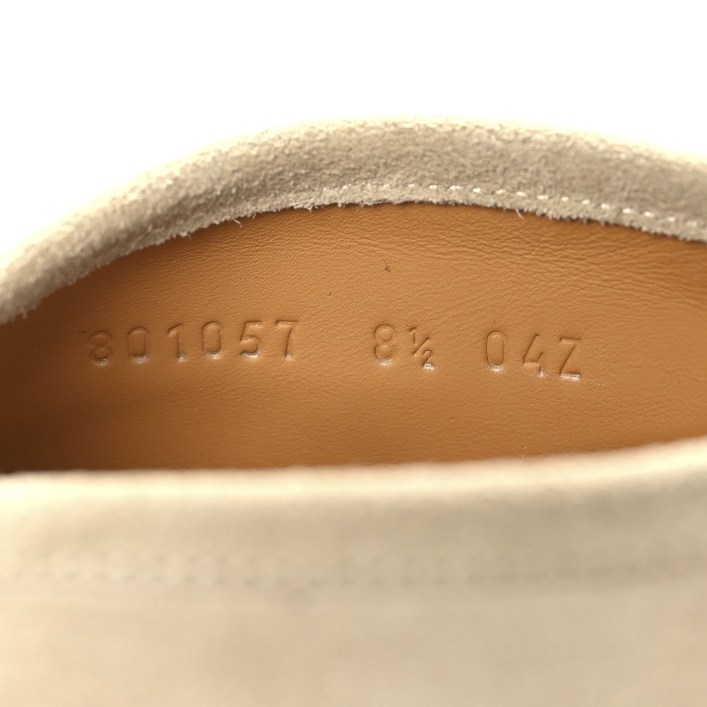 Suede Mens Horsebit Ankle Boots 8.5 Beige