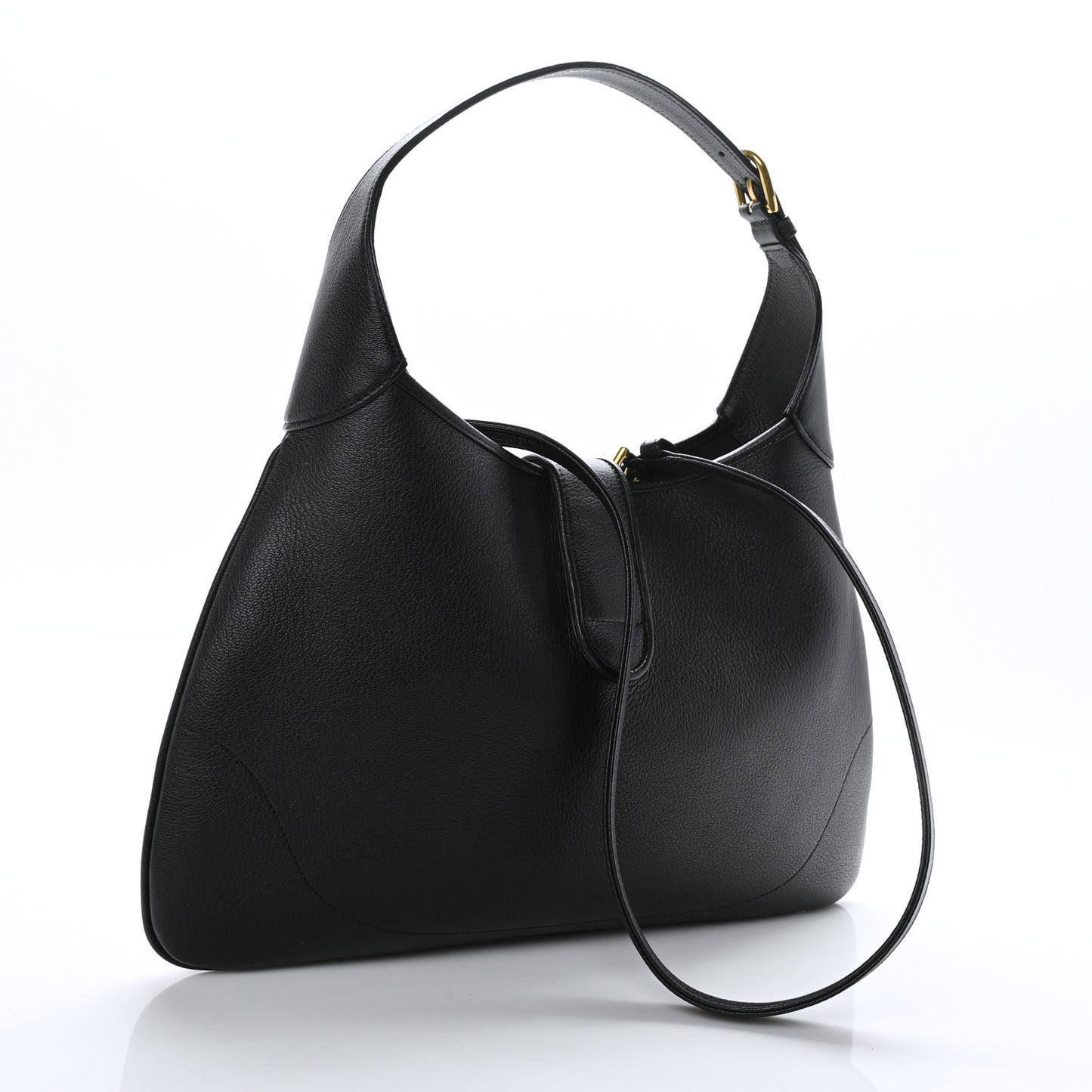 Goatskin Medium Aphrodite Shoulder Bag Black