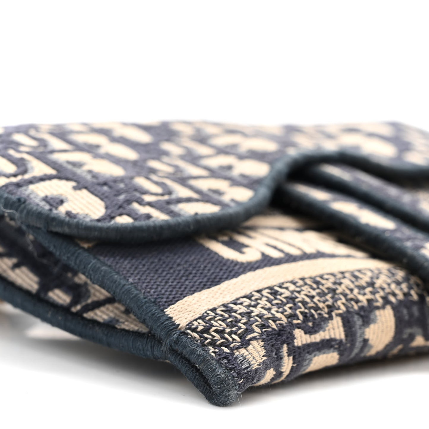 Oblique Slim Saddle Pouch Blue