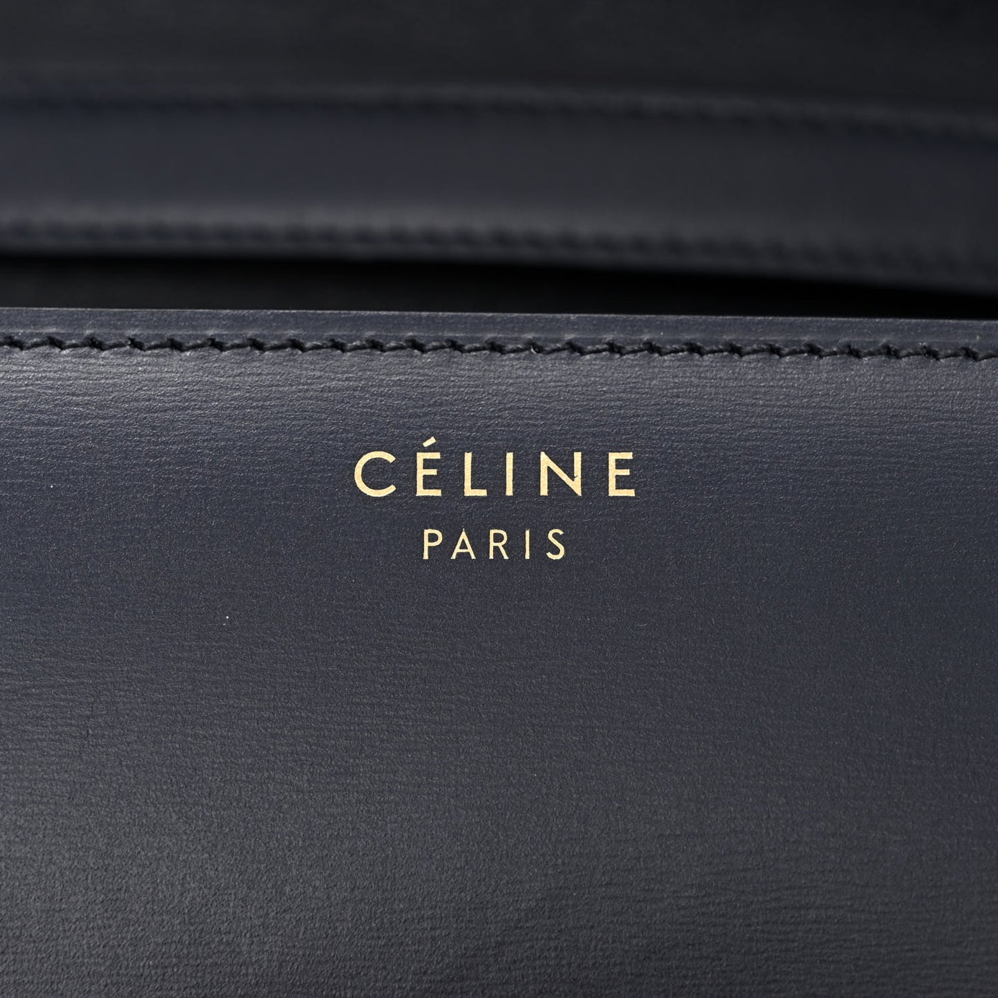 Smooth Calfskin Medium Classic Box Flap Bag Dark Blue