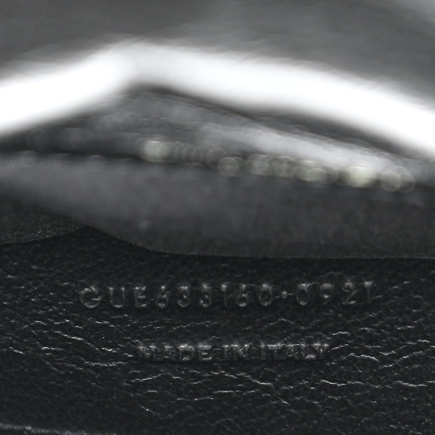 Crinkled Lambskin Matelasse Monogram Baby Niki Chain Satchel Black