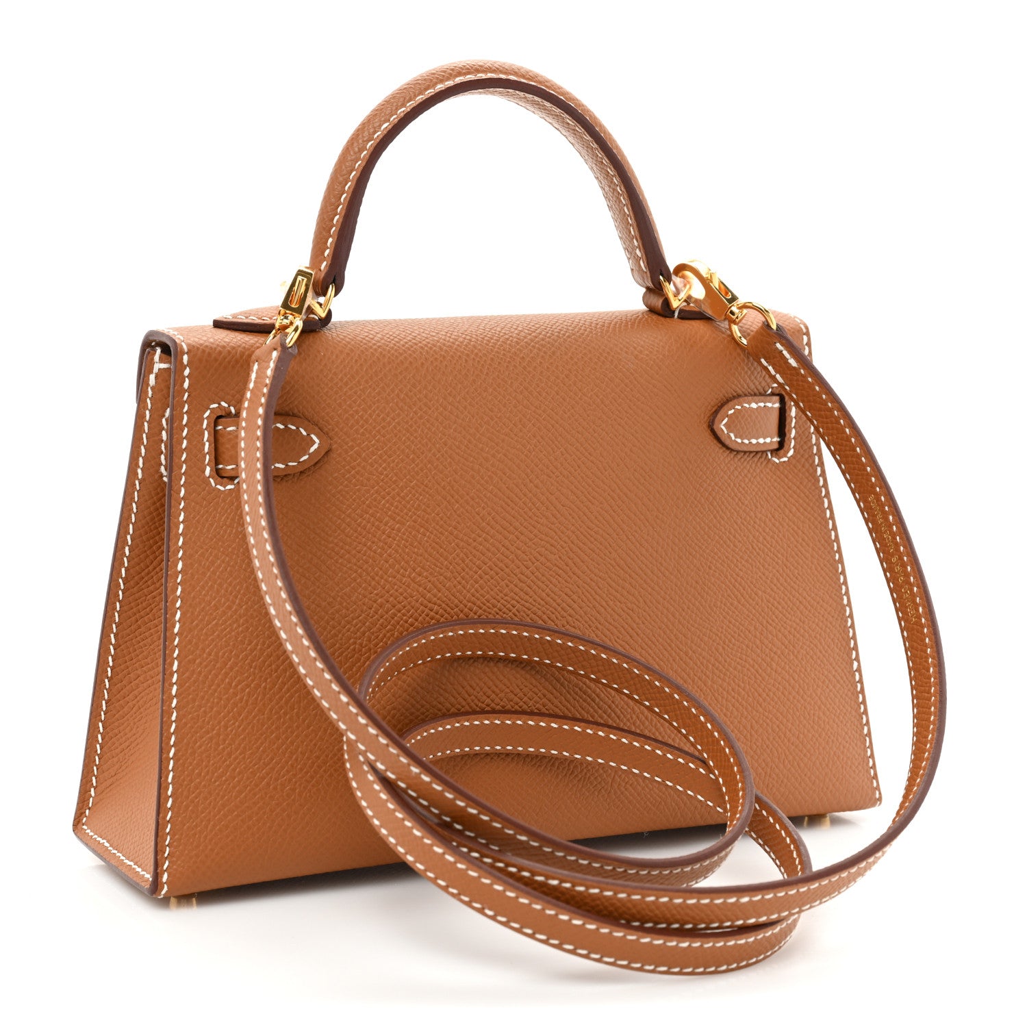Hermes Epsom Mini Kelly Sellier 20 Gold 2 of 8