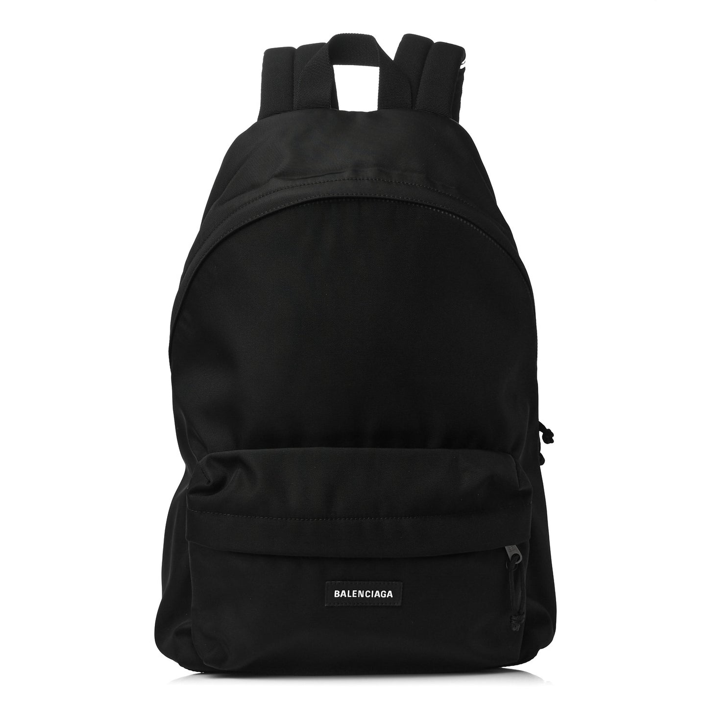 Nylon Faux Fur Explorer Backpack Black Pink