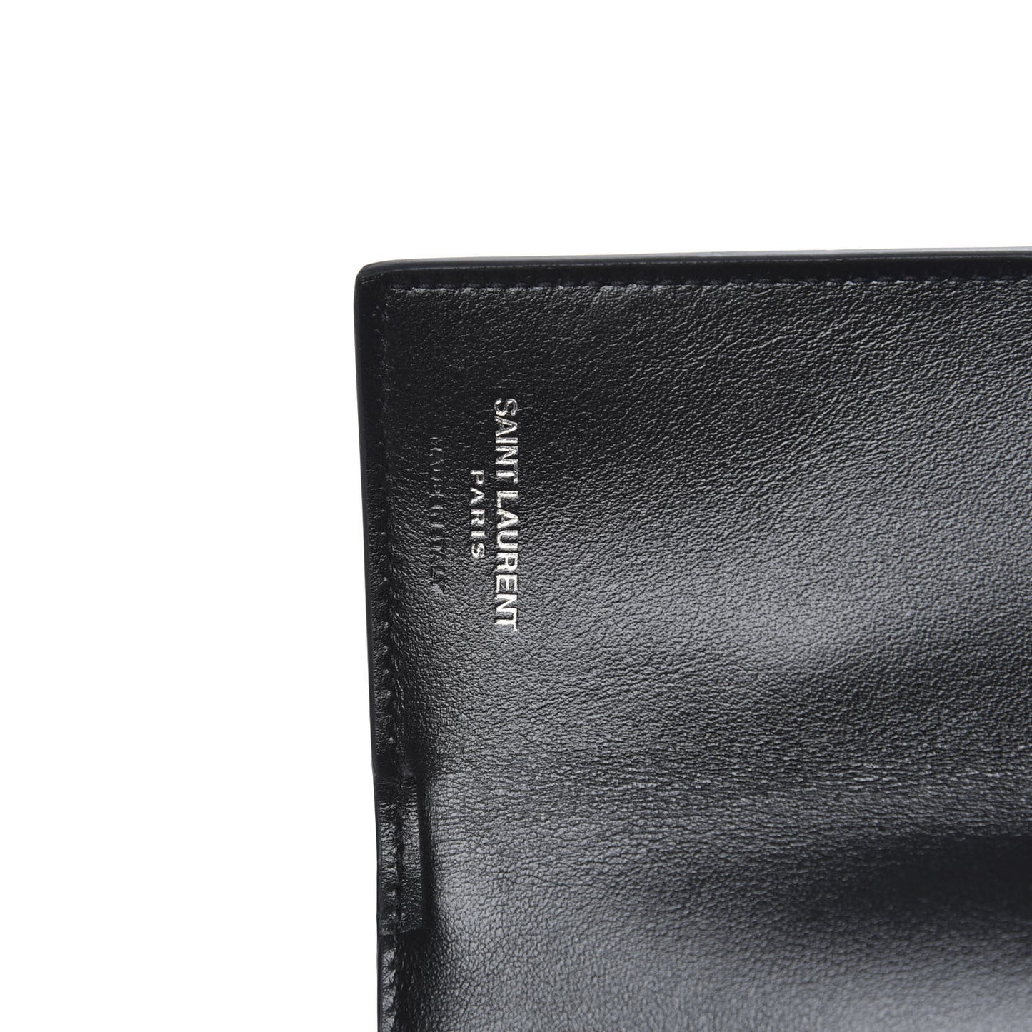 Smooth Calfskin Business Card Case Black