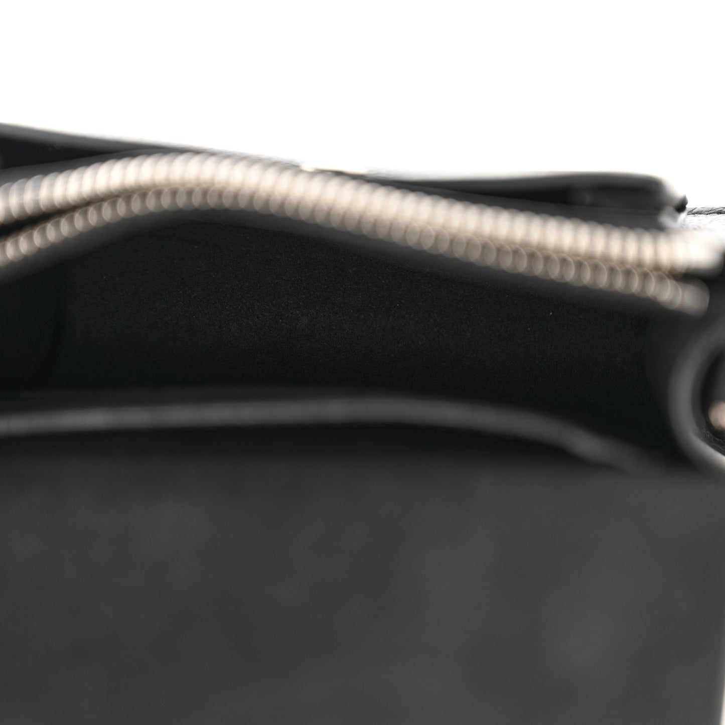 Soft Calfskin Mini My Lockme Chain Pochette Black