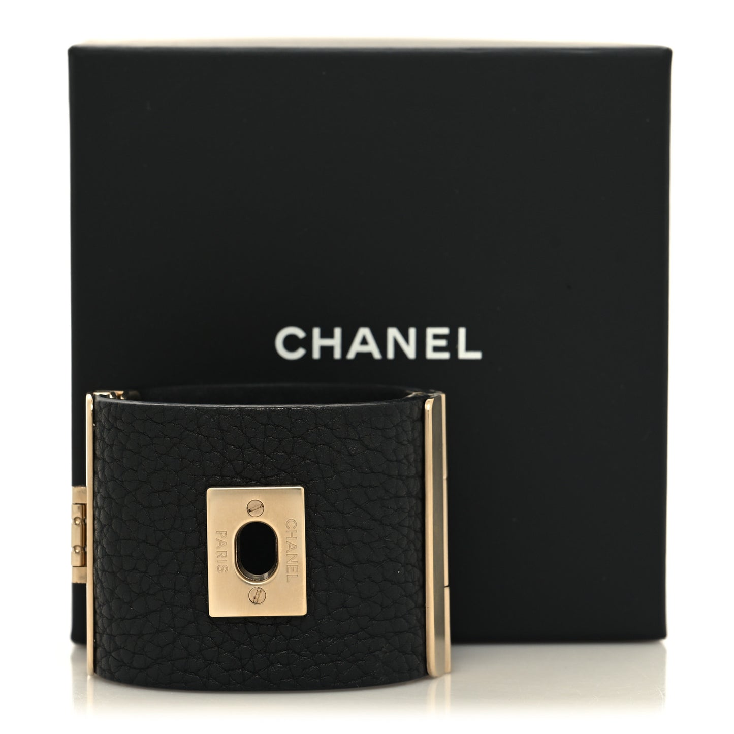 Calfskin CC Wide Cuff S Black