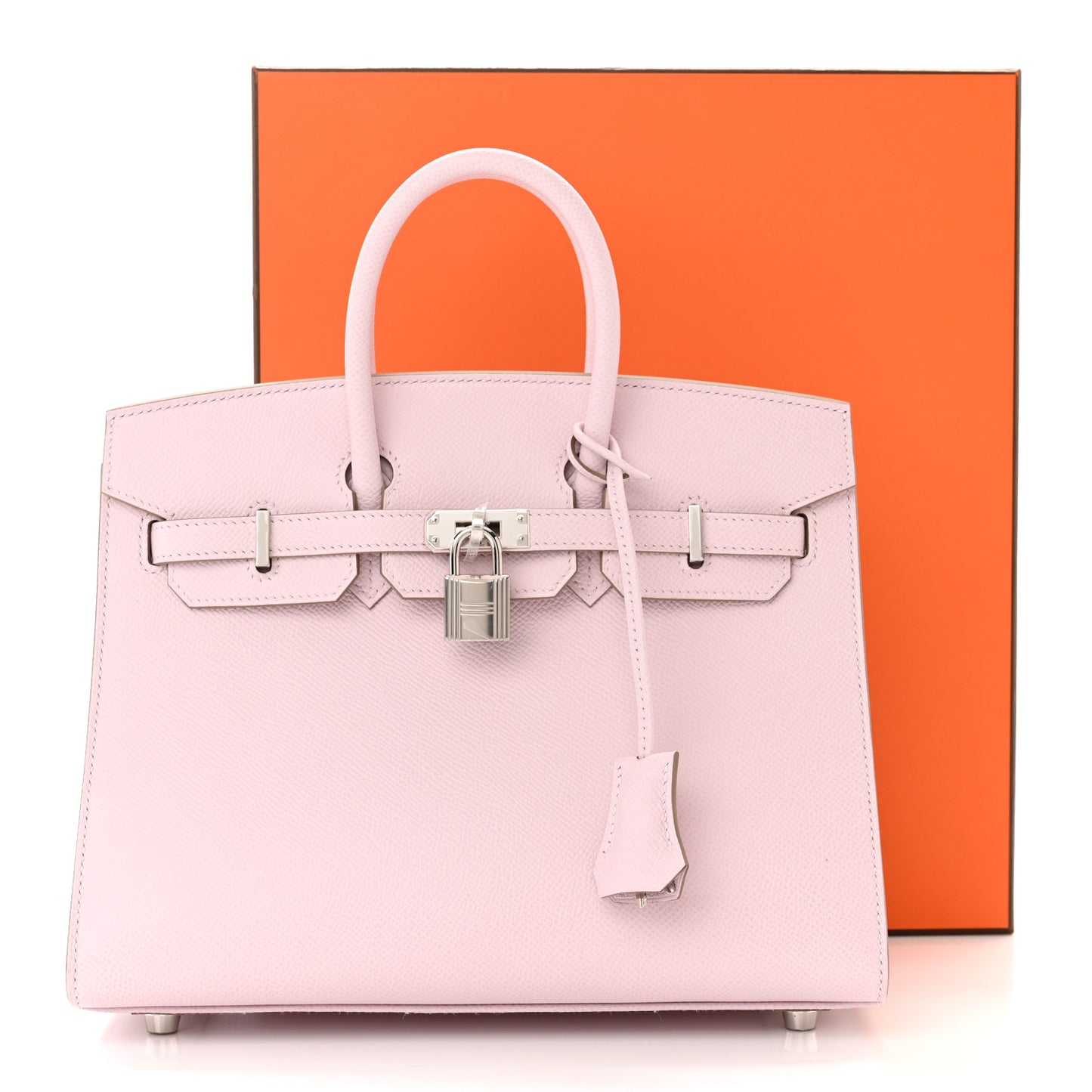 Epsom Birkin Sellier 25 Mauve Pale