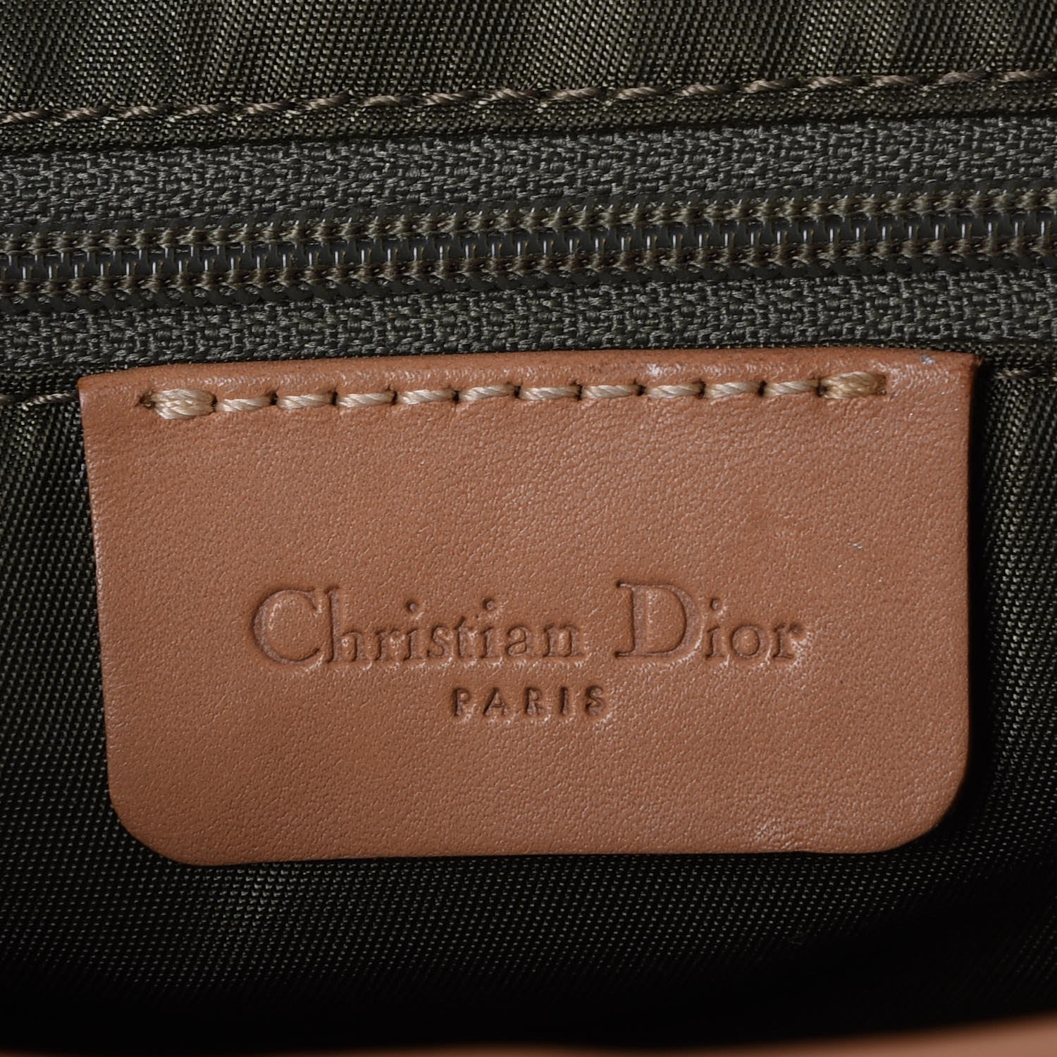 Christian Dior Monogram Double Saddle Bag Green 6 of 13