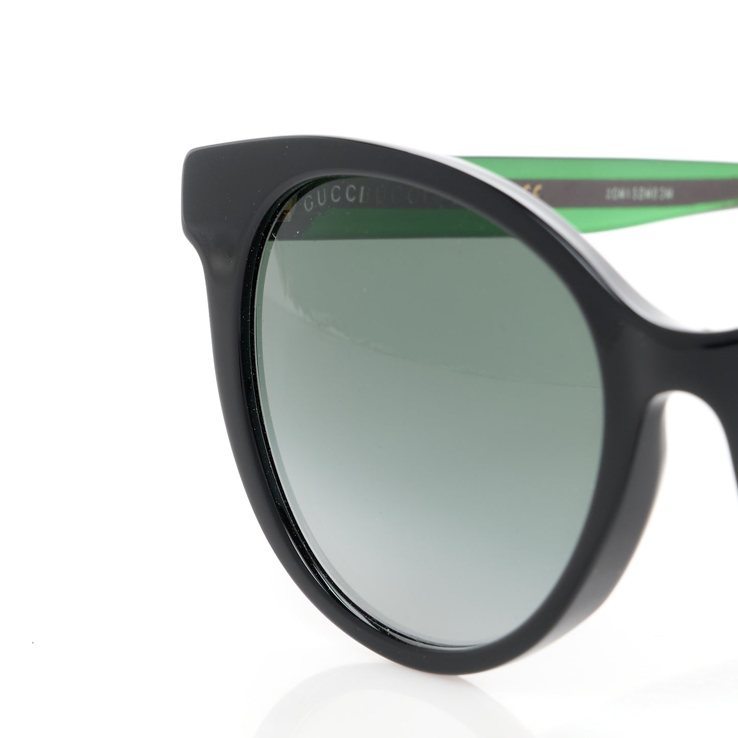 Acetate Round Web Sunglasses GG0702S Black
