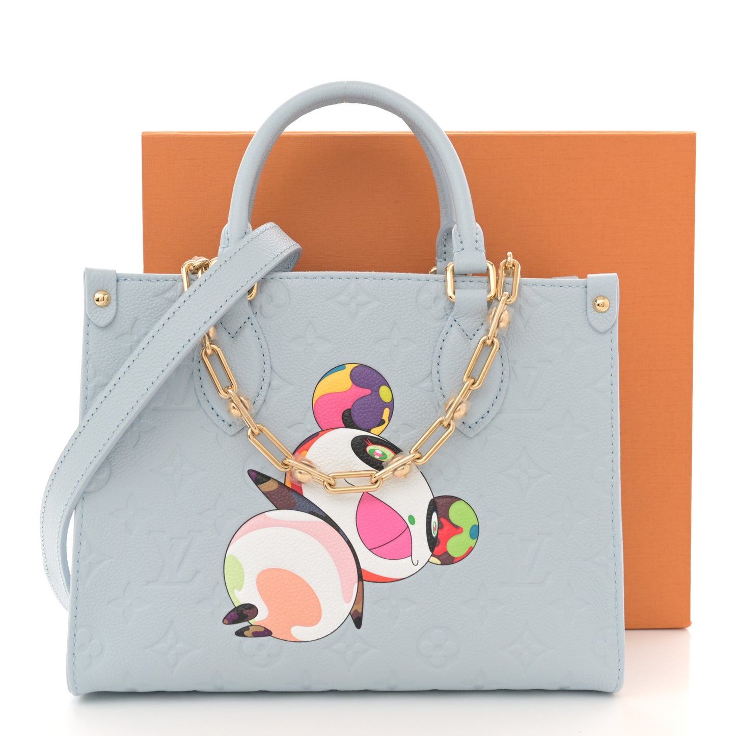 LV X TM Empreinte Monogram Onthego PM Washed Blue