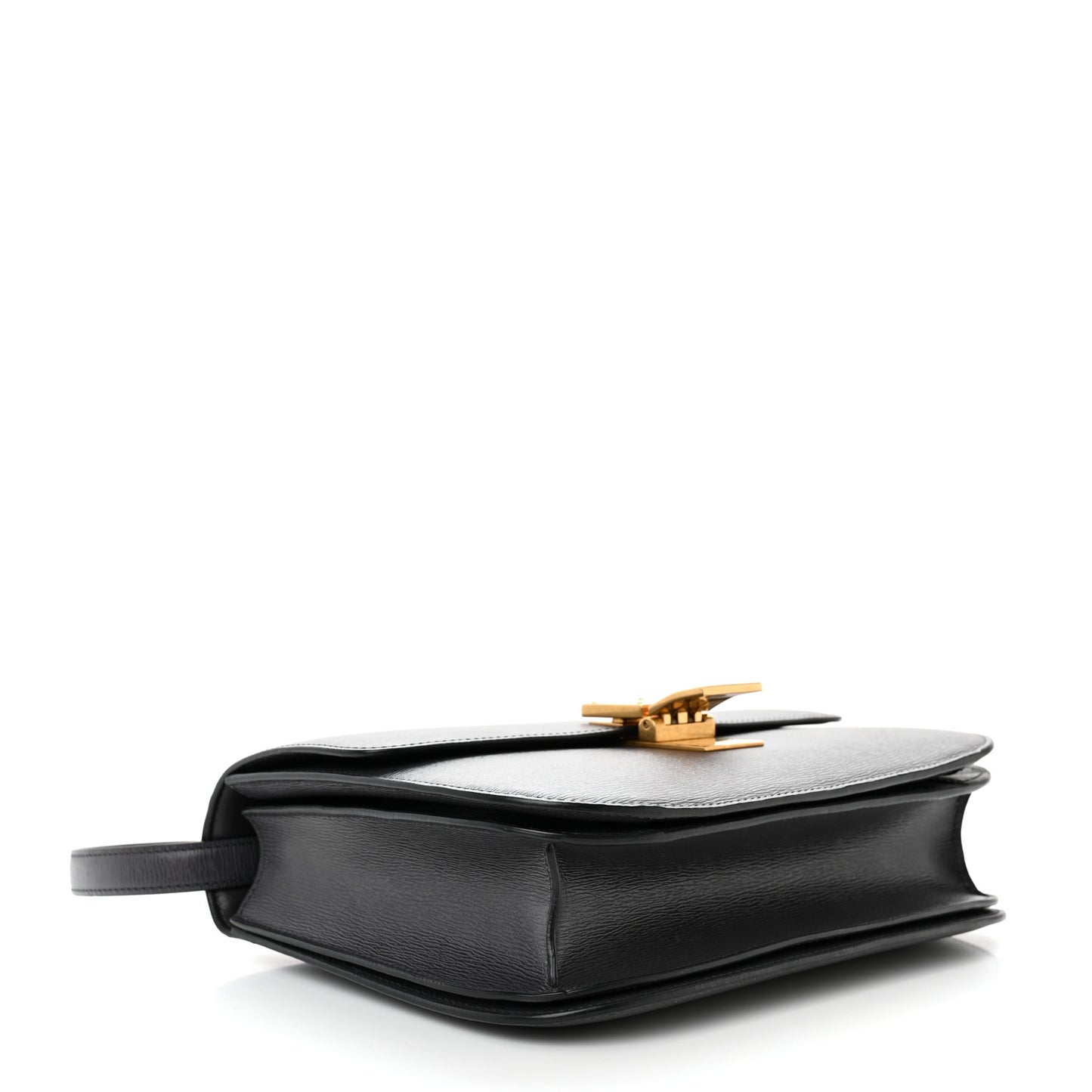 Liege Calfskin Medium Classic Box Flap Bag Liquorice