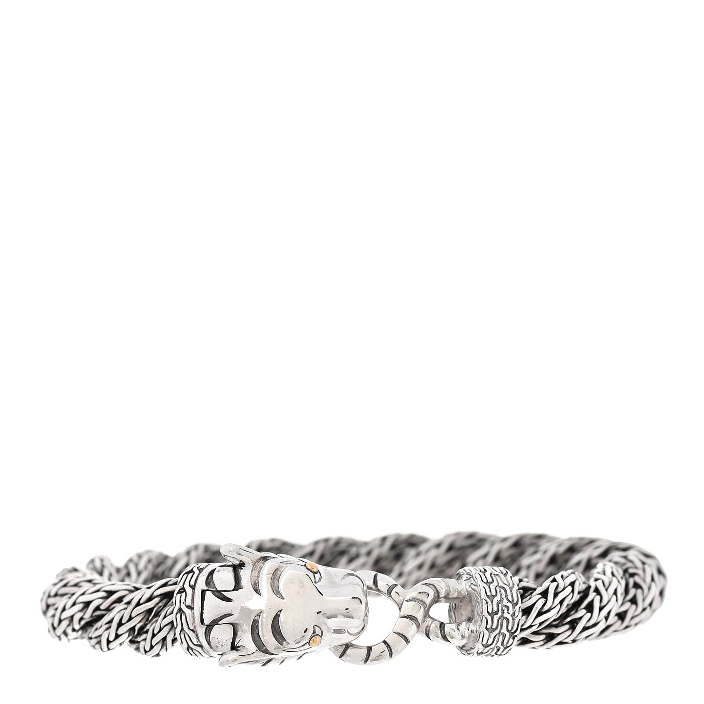 Sterling Silver Palu Macan Tiger Chain Bracelet