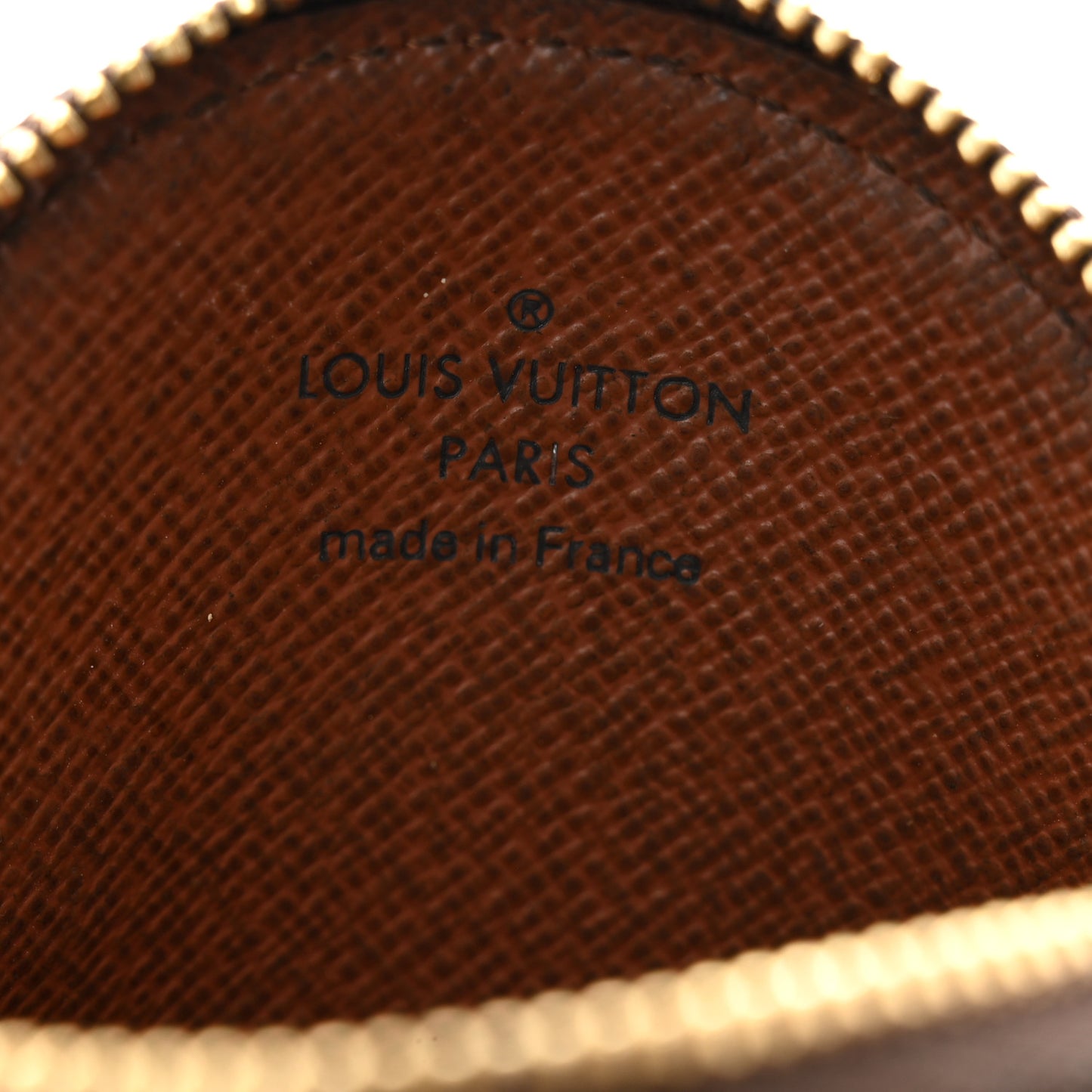 Monogram Round Coin Purse