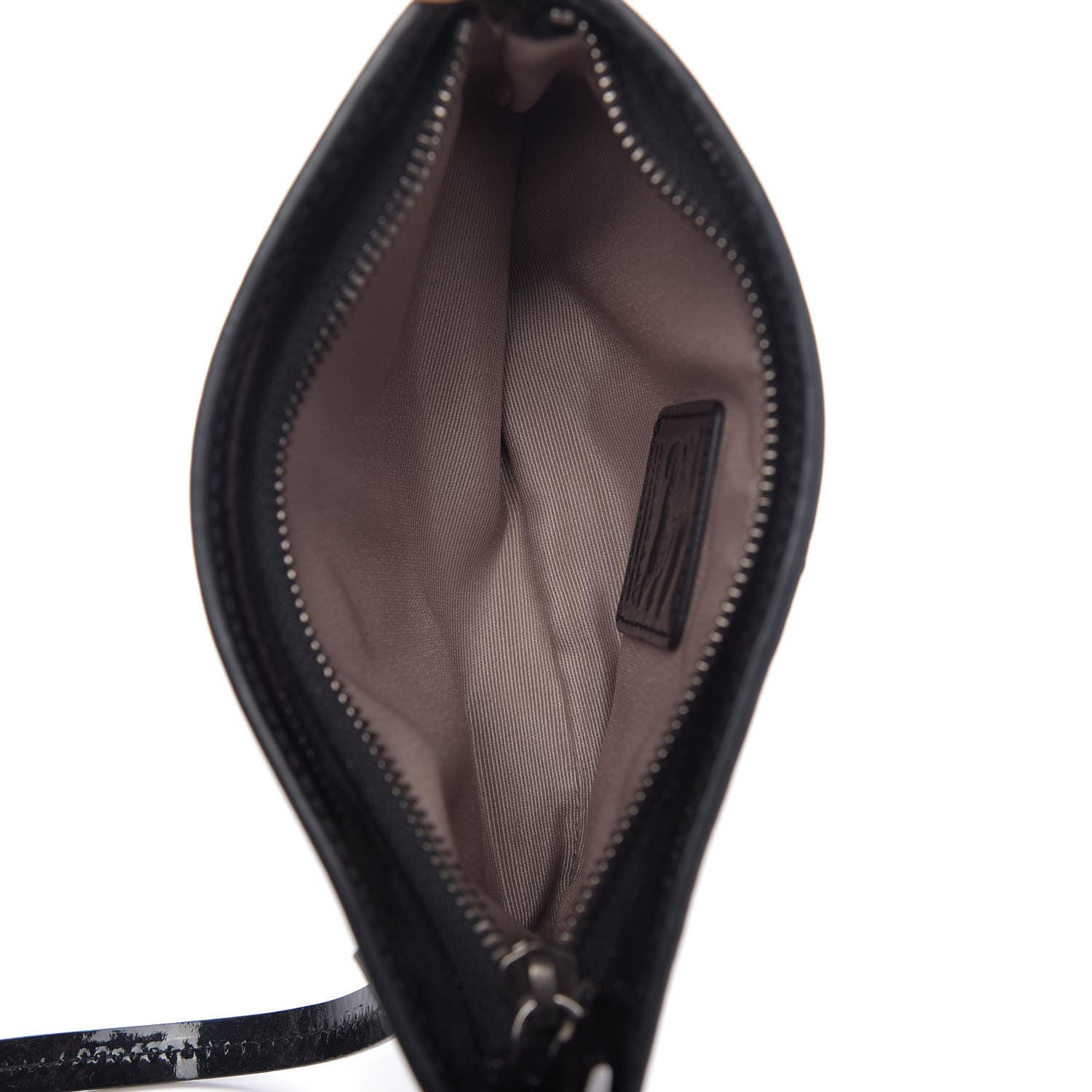 Burberry Nova Check Wristlet Pouch Black 6 of 9