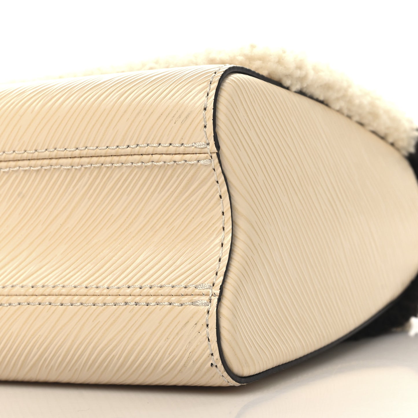 Monogram Epi Teddy Twist MM Creme